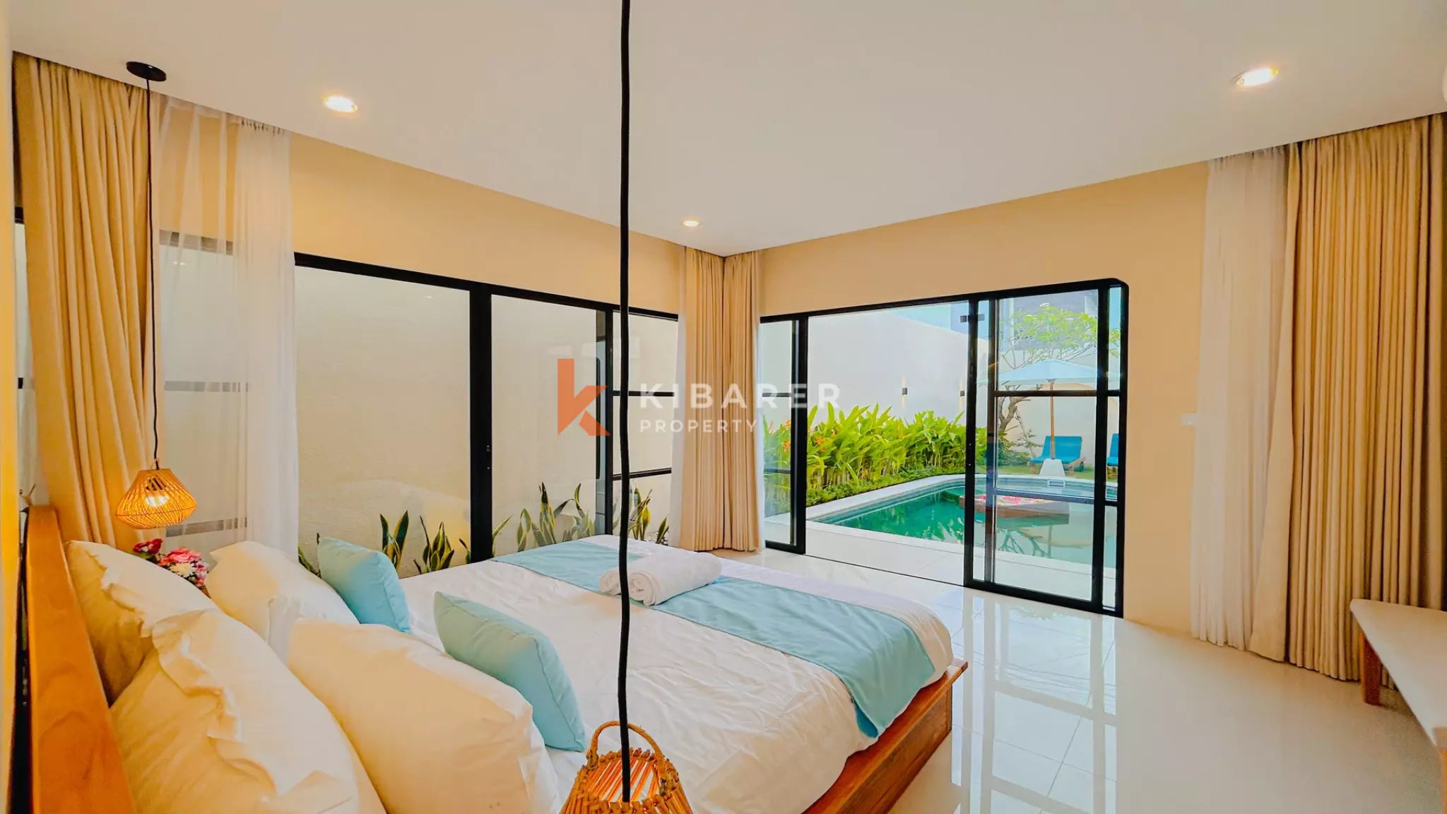 Modern Tropical Two-Bedroom Villa with Private Pool in Prime Sanur Location