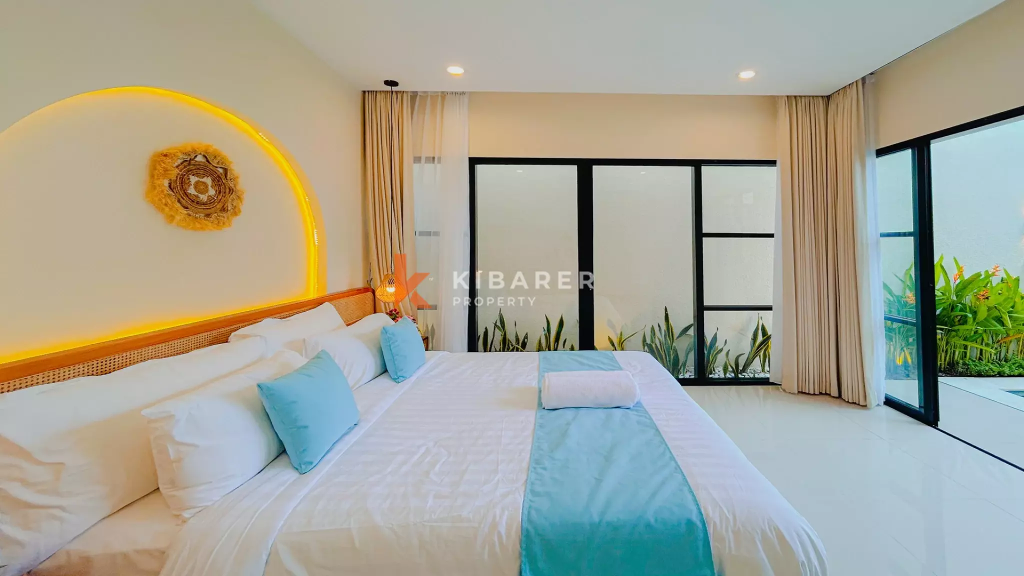 Modern Tropical Two-Bedroom Villa with Private Pool in Prime Sanur Location