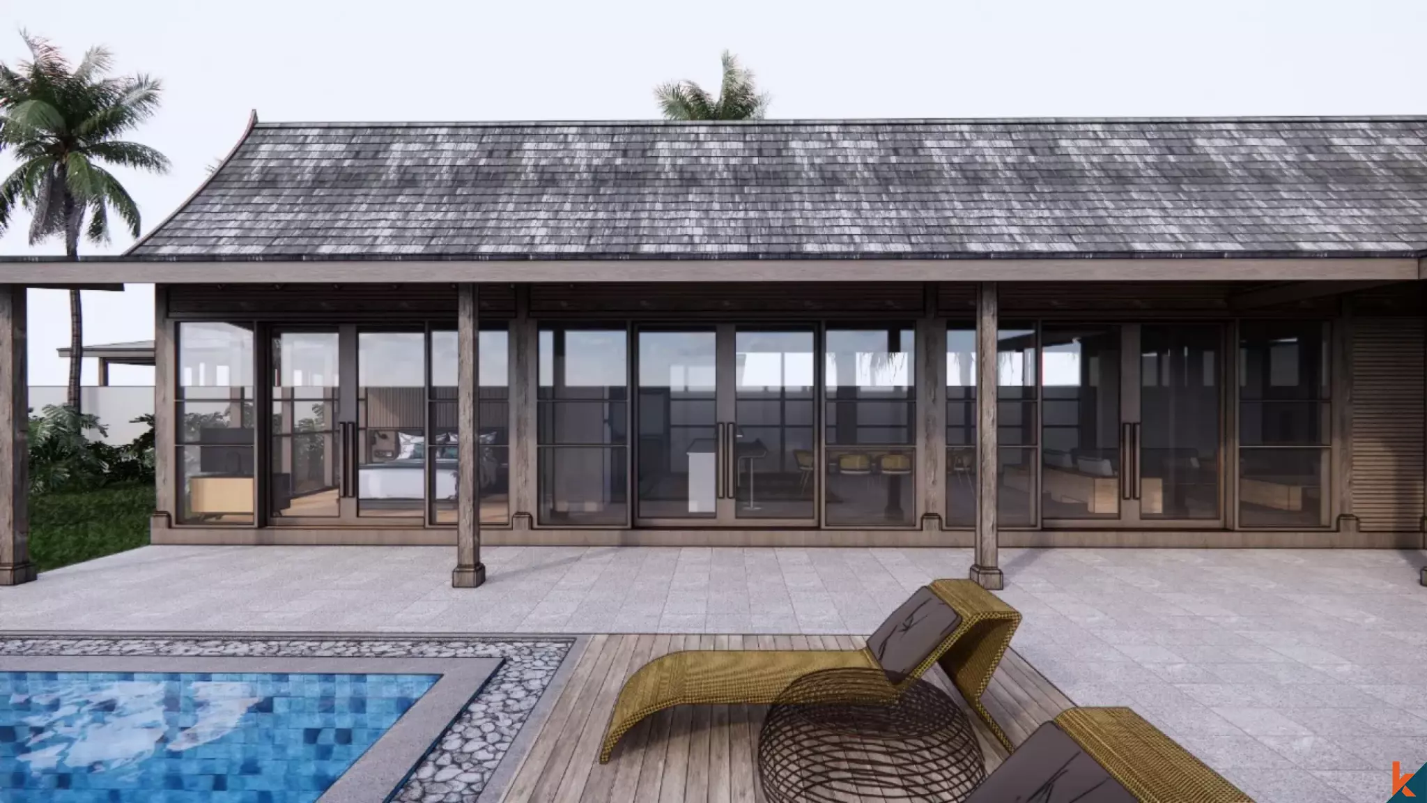 Rare terrain en bord de mer, en bail emphytéotique de longue durée, à Pantai Bonian - Tabanan