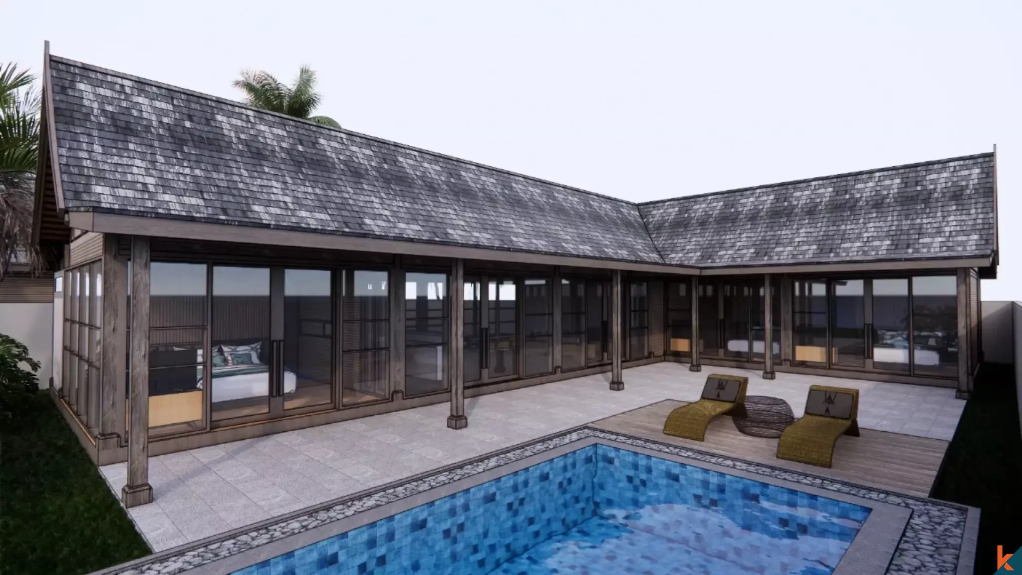 Rare terrain en bord de mer, en bail emphytéotique de longue durée, à Pantai Bonian - Tabanan