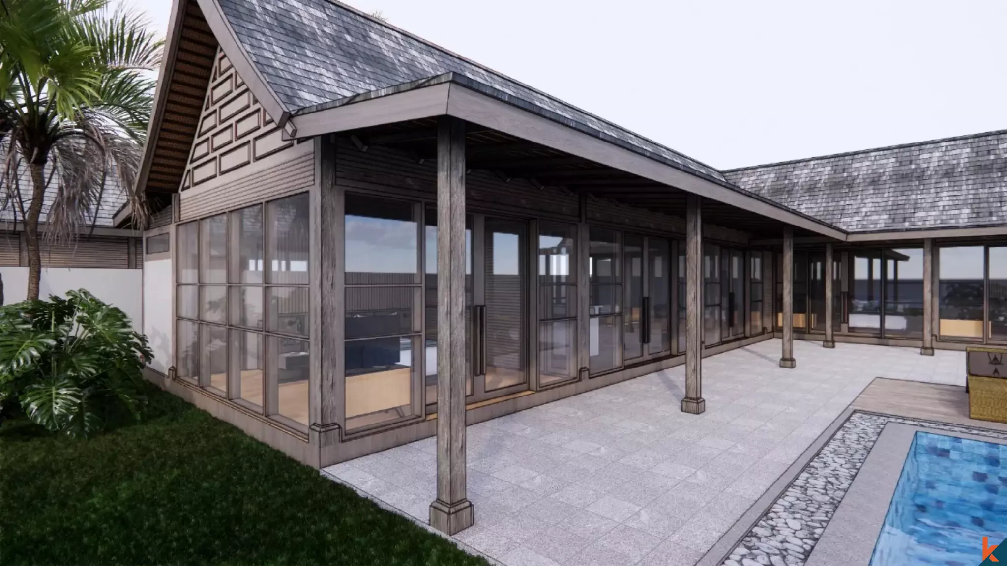 Rare terrain en bord de mer, en bail emphytéotique de longue durée, à Pantai Bonian - Tabanan