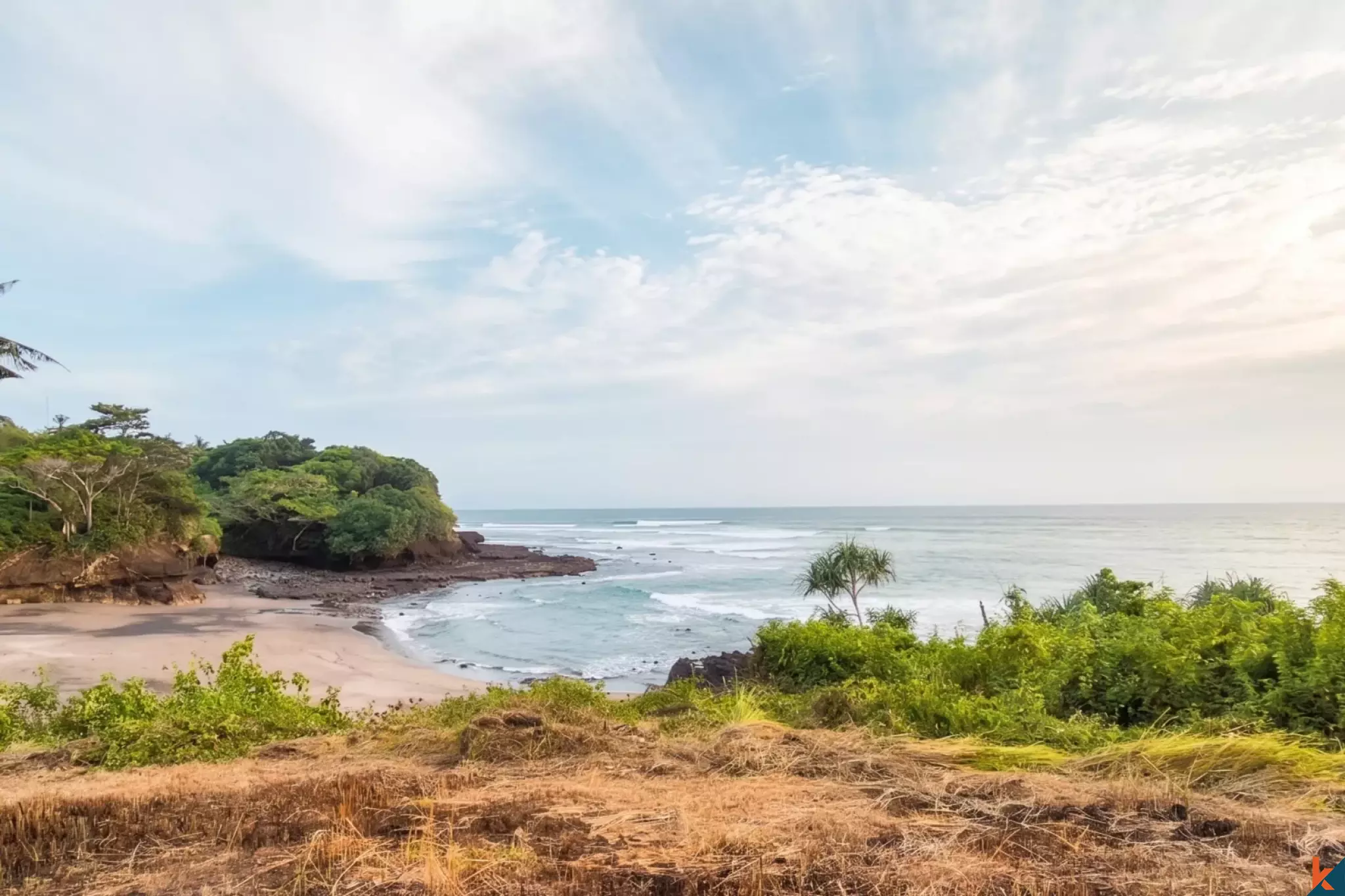 Rare terrain en bord de mer, en bail emphytéotique de longue durée, à Pantai Bonian - Tabanan