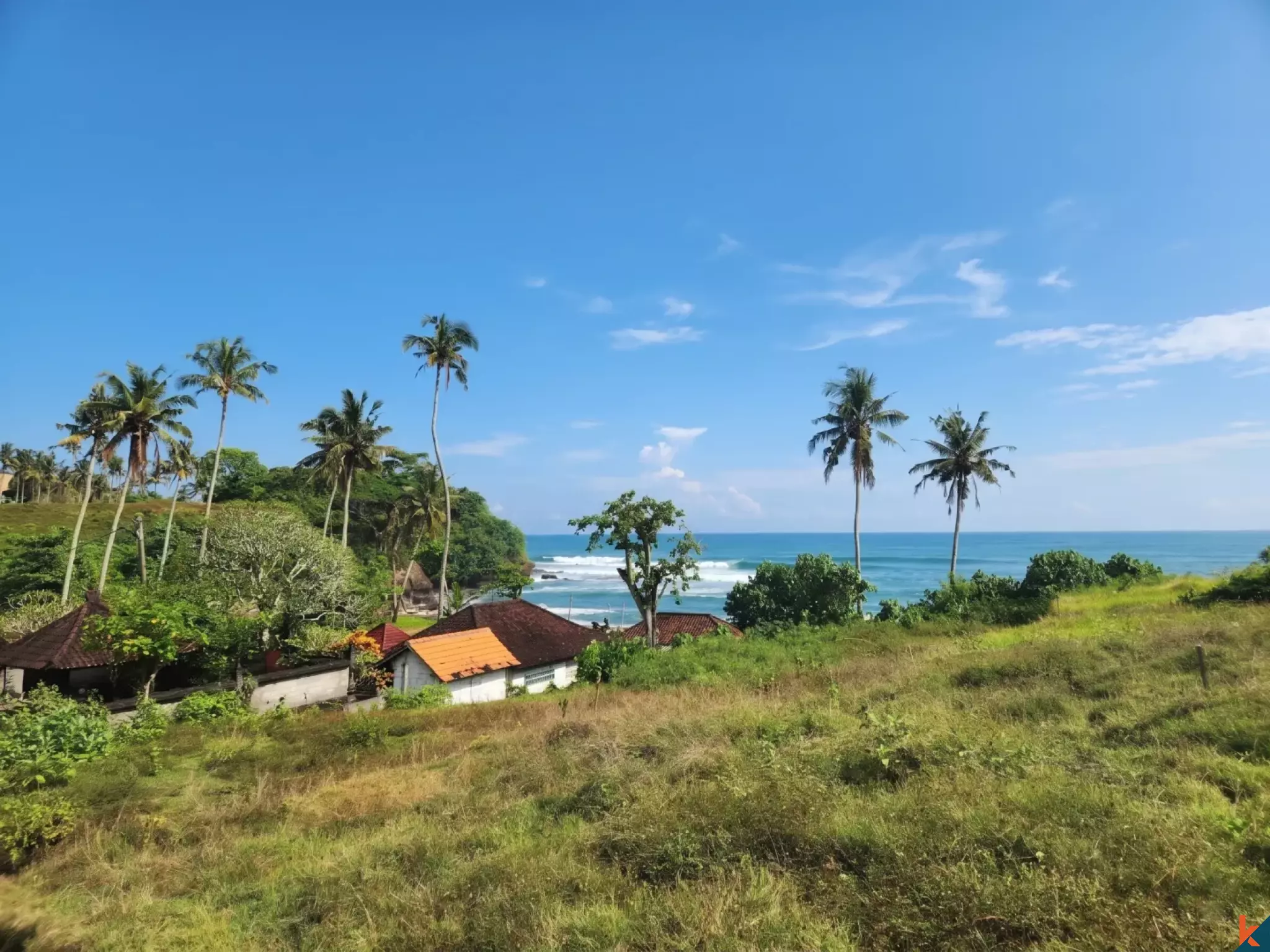 Rare terrain en bord de mer, en bail emphytéotique de longue durée, à Pantai Bonian - Tabanan