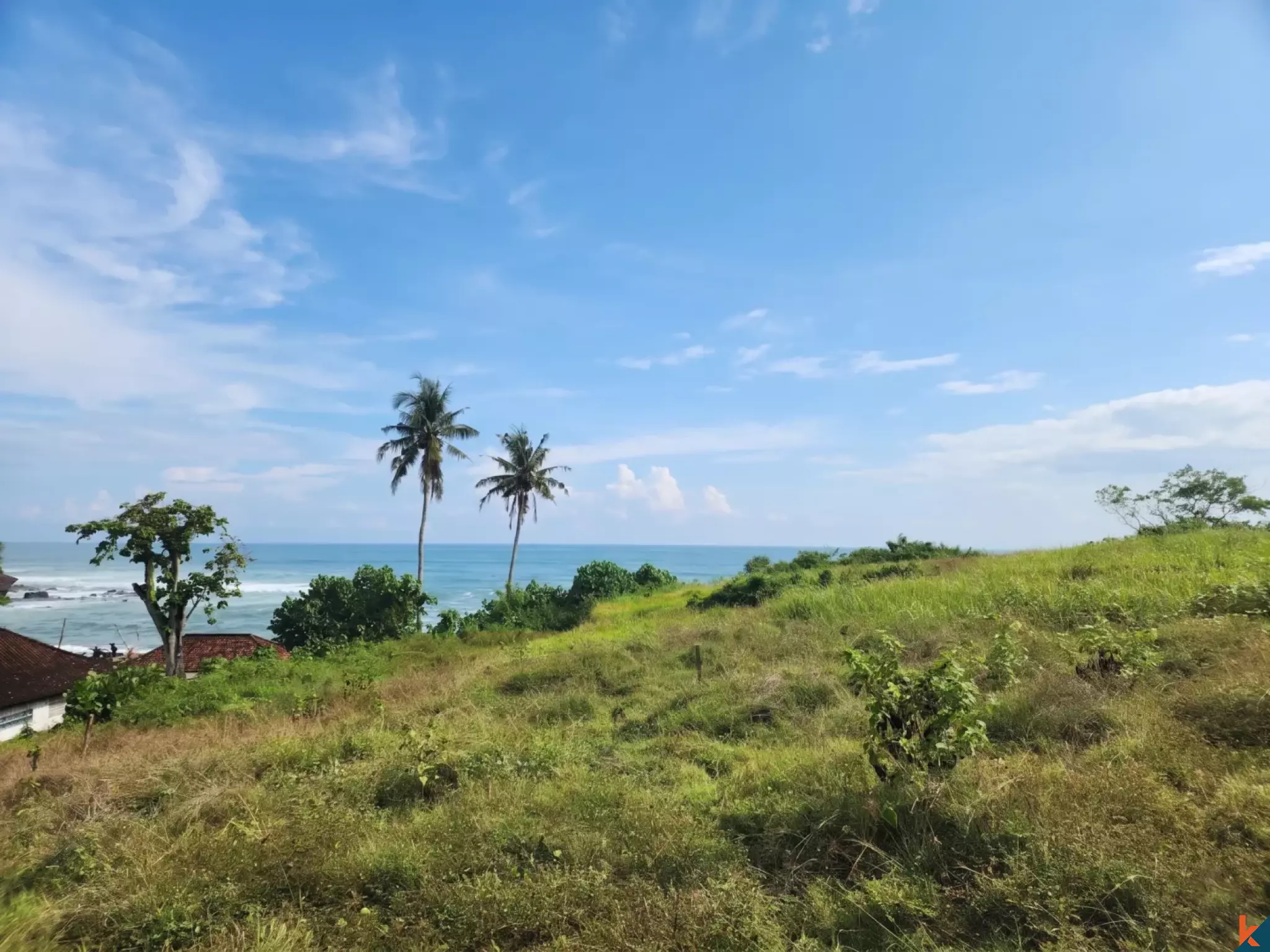 Rare terrain en bord de mer, en bail emphytéotique de longue durée, à Pantai Bonian - Tabanan