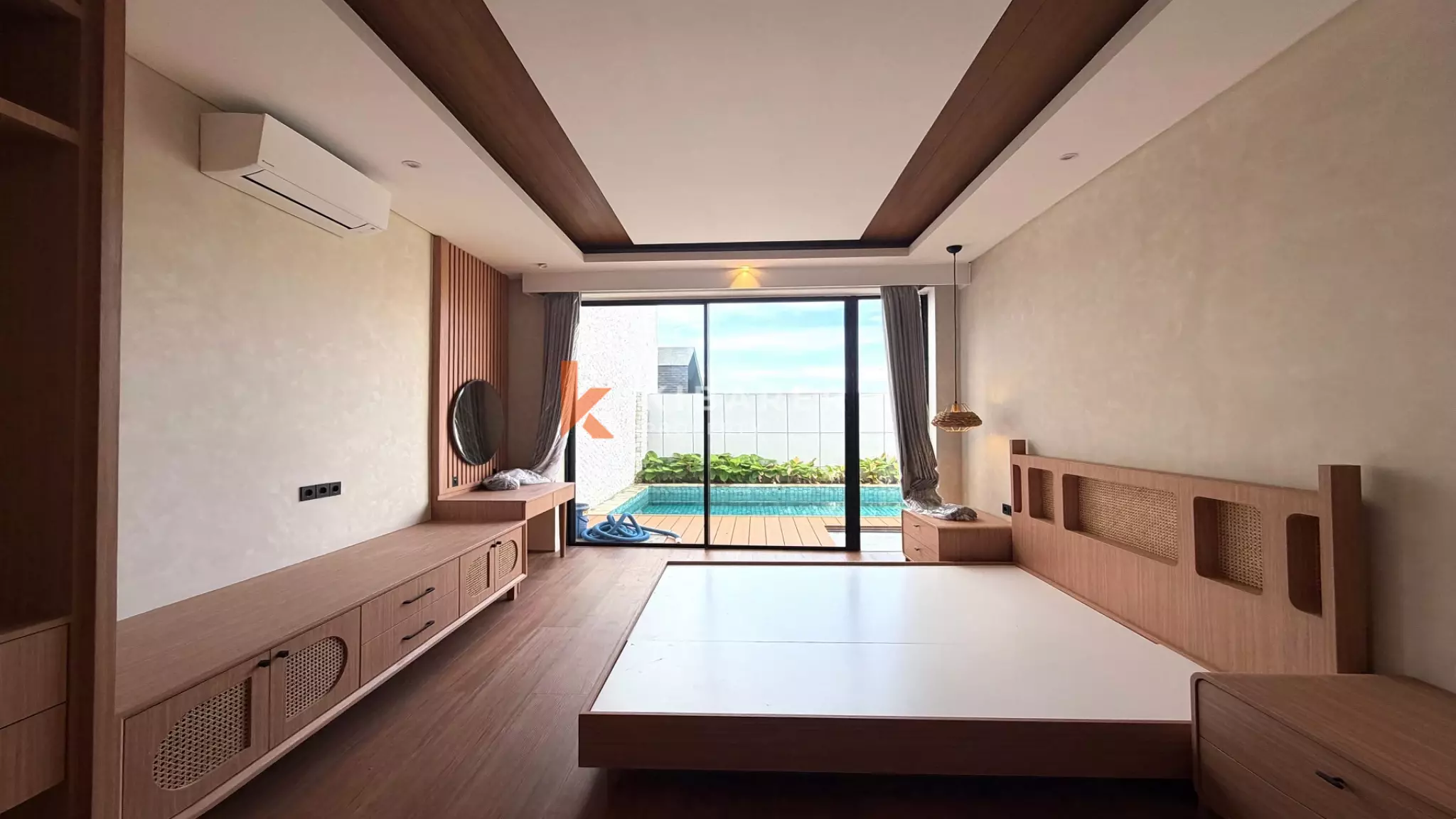 Vila Mewah Keluarga dengan Tiga Kamar Tidur dan Ruang Santai Ter sunken di Ungasan