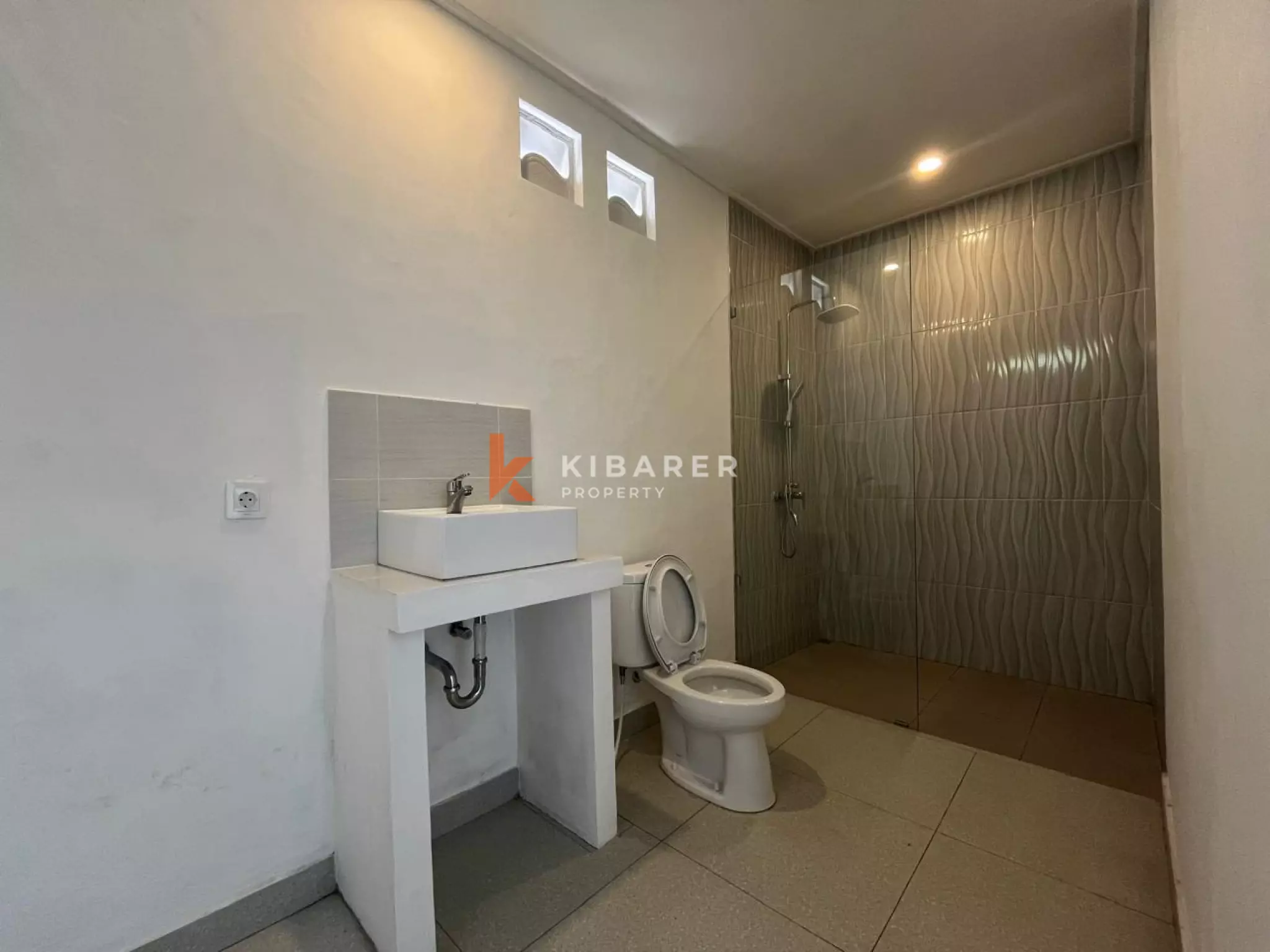 Beachside Living Unfurnished Three Bedroom Villa in Pererenan