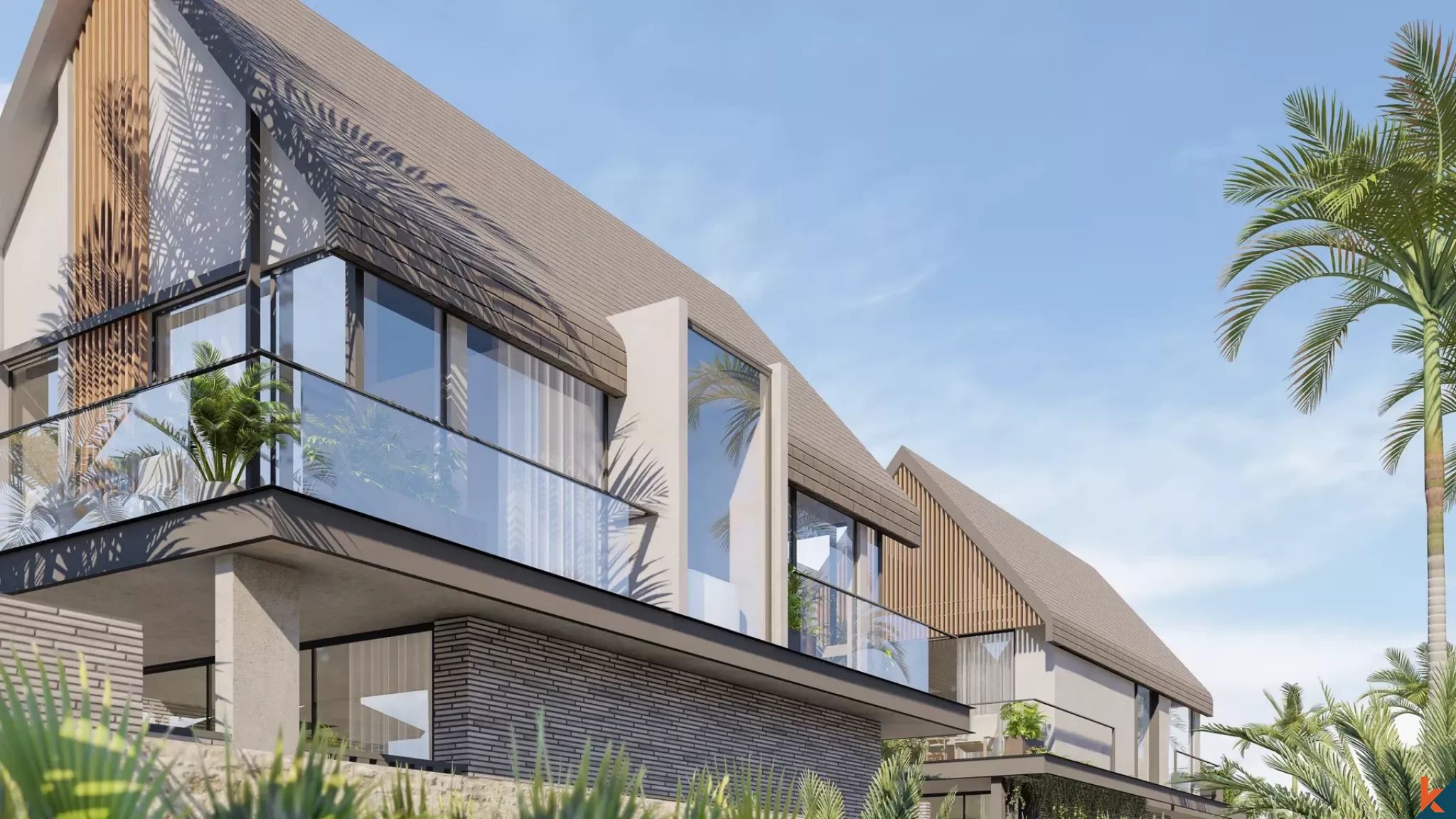 Modern Two Bedroom Leasehold Tropical Villa in Rising Coastal Hub Kedungu (Estimated Completion: Q1 2027)