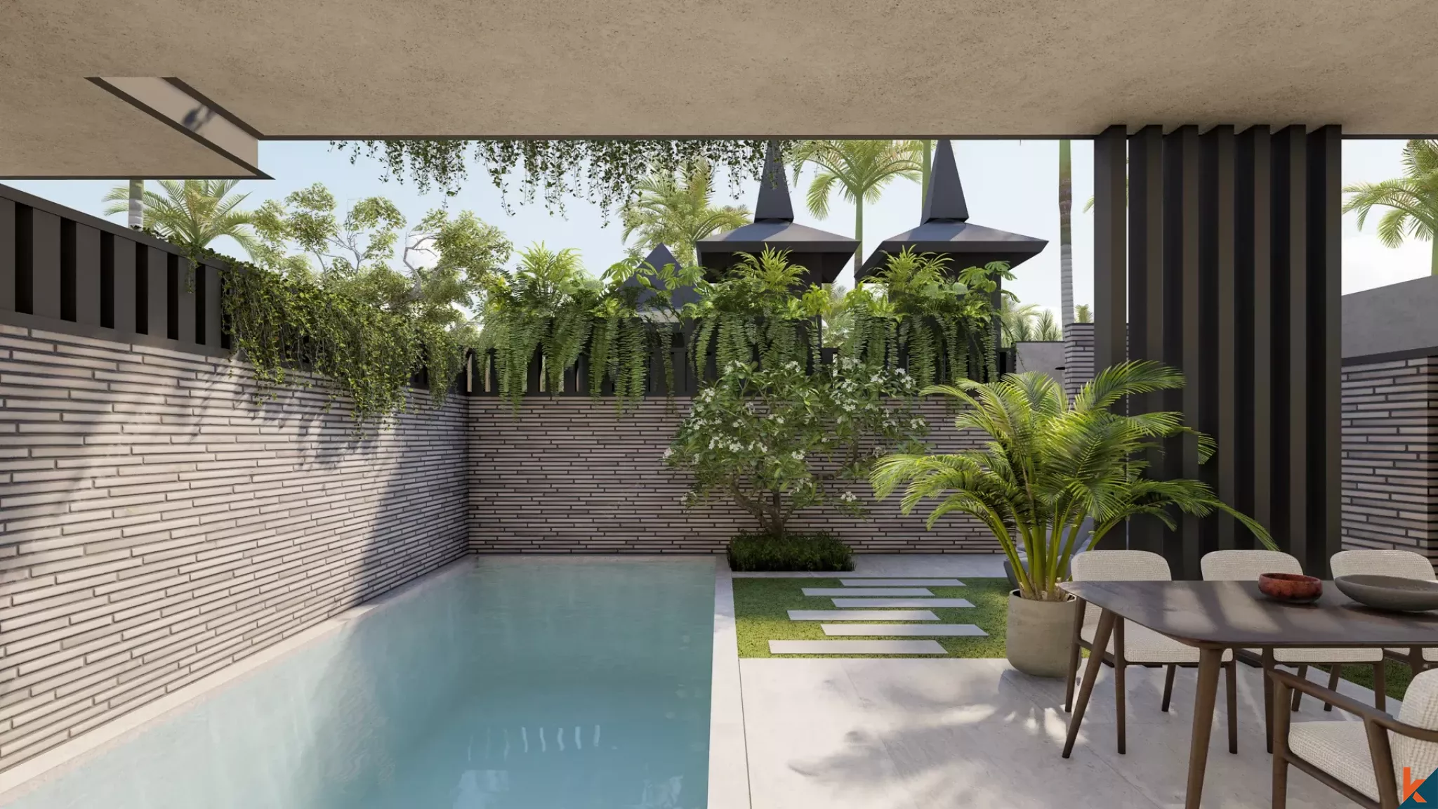 Modern Two Bedroom Leasehold Tropical Villa in Rising Coastal Hub Kedungu (Estimated Completion: Q1 2027)