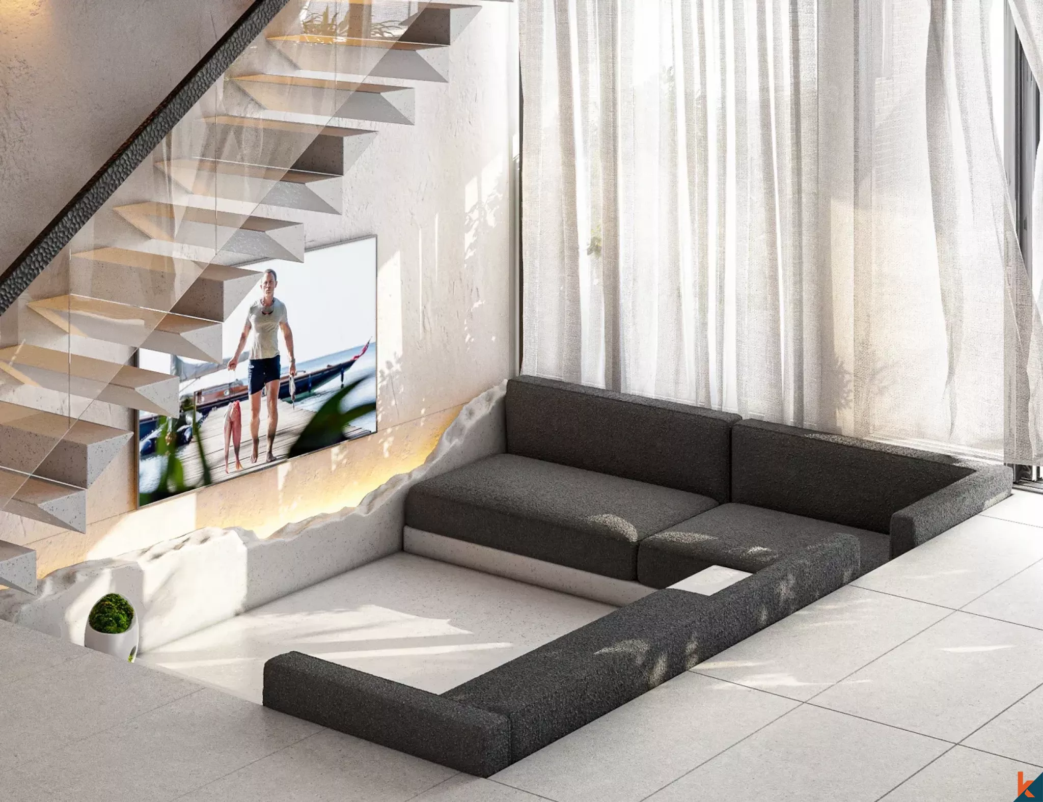 Modern Two Bedroom Leasehold Tropical Villa in Rising Coastal Hub Kedungu (Estimated Completion: Q1 2027)