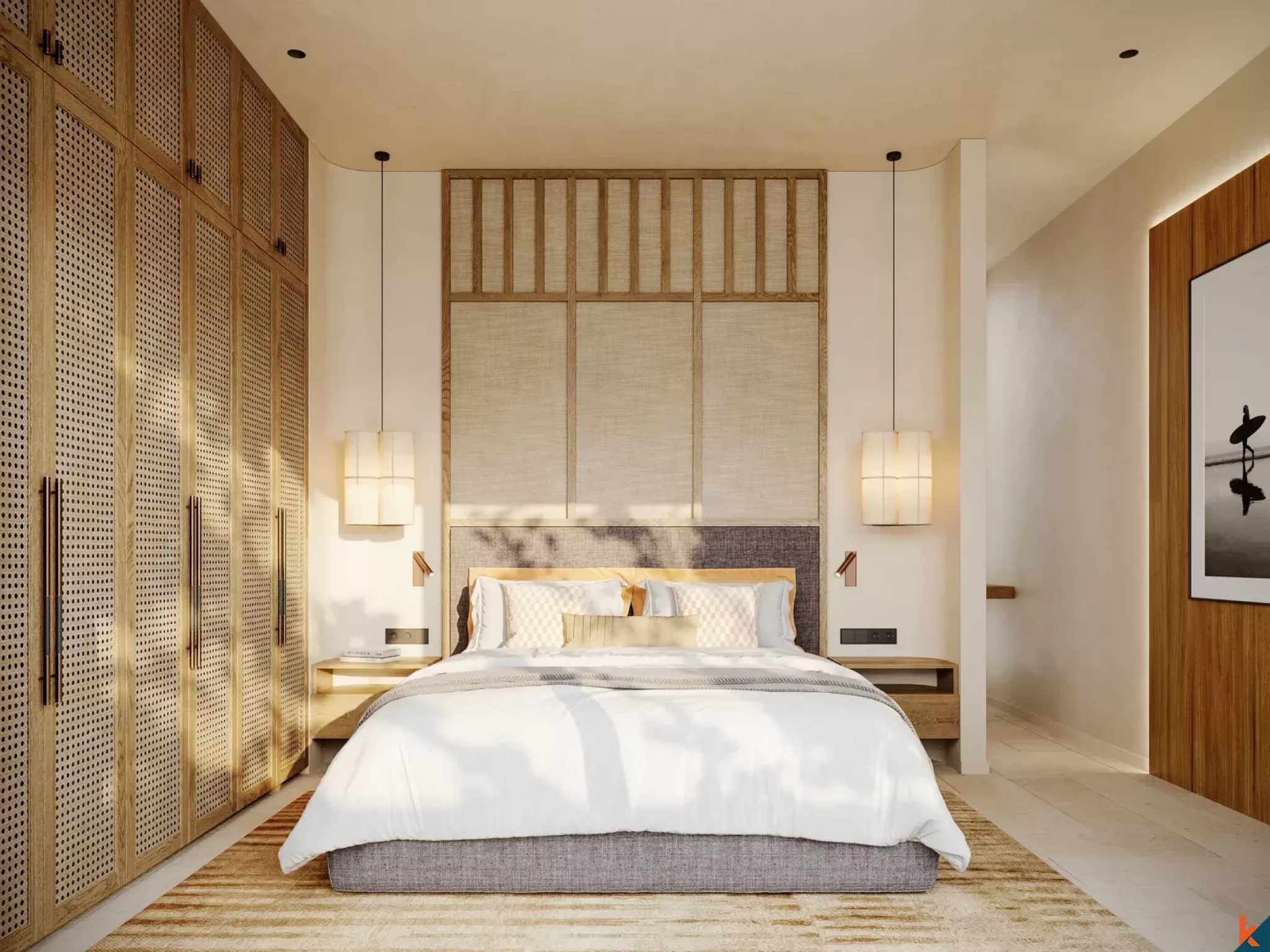 Three Bedroom Zen-Inspired Luxury Villa with Office for Lease in Kedungu (15 Months to Complete)