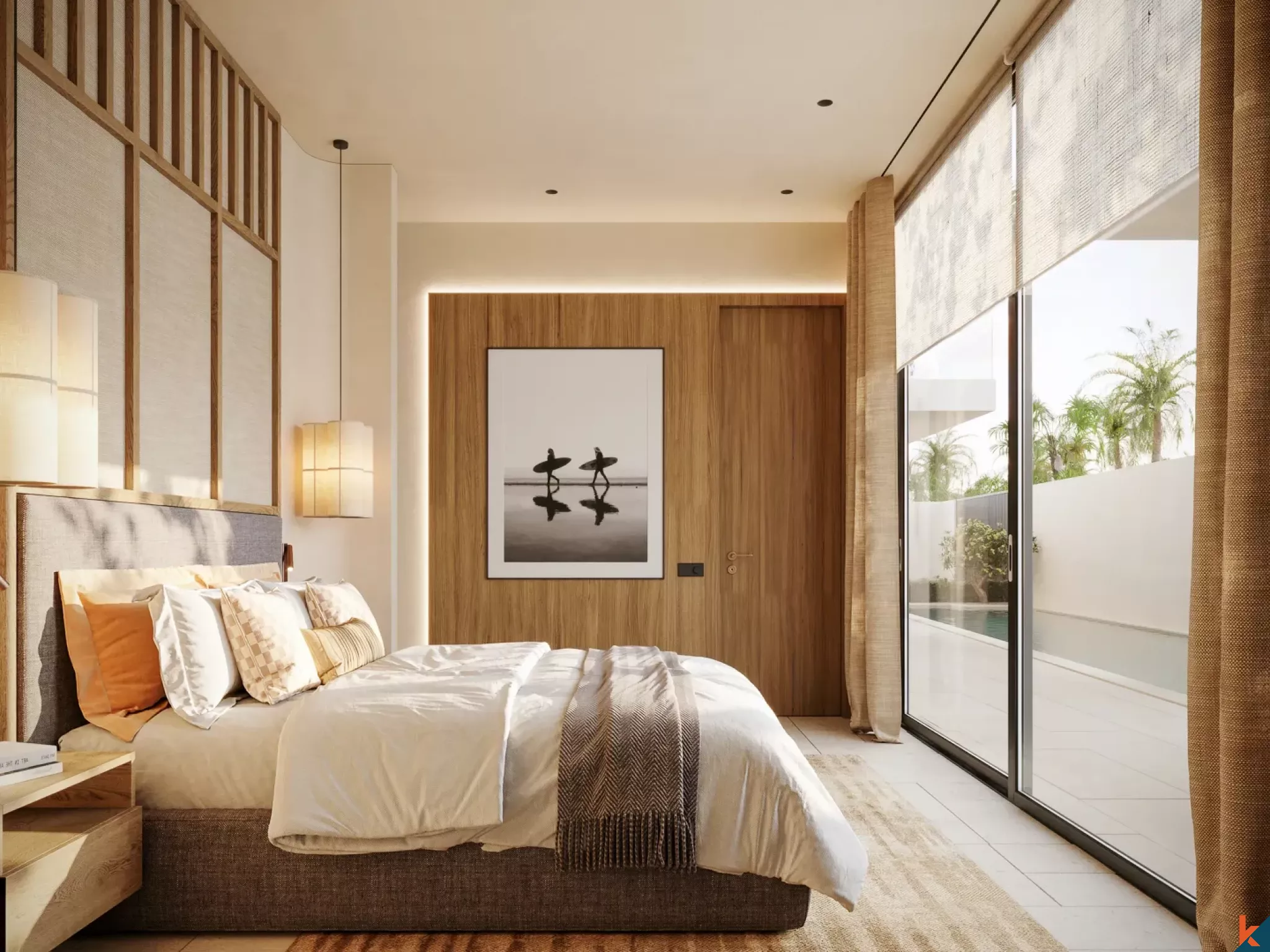 Three Bedroom Zen-Inspired Luxury Villa with Office for Lease in Kedungu (15 Months to Complete)