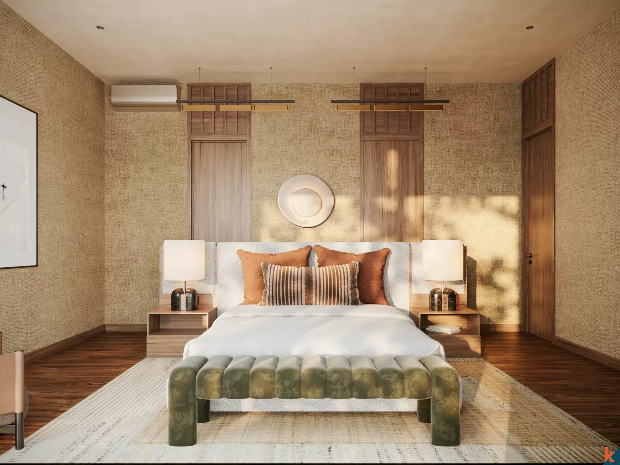 Three Bedroom Zen-Inspired Luxury Villa with Office for Lease in Kedungu (15 Months to Complete)