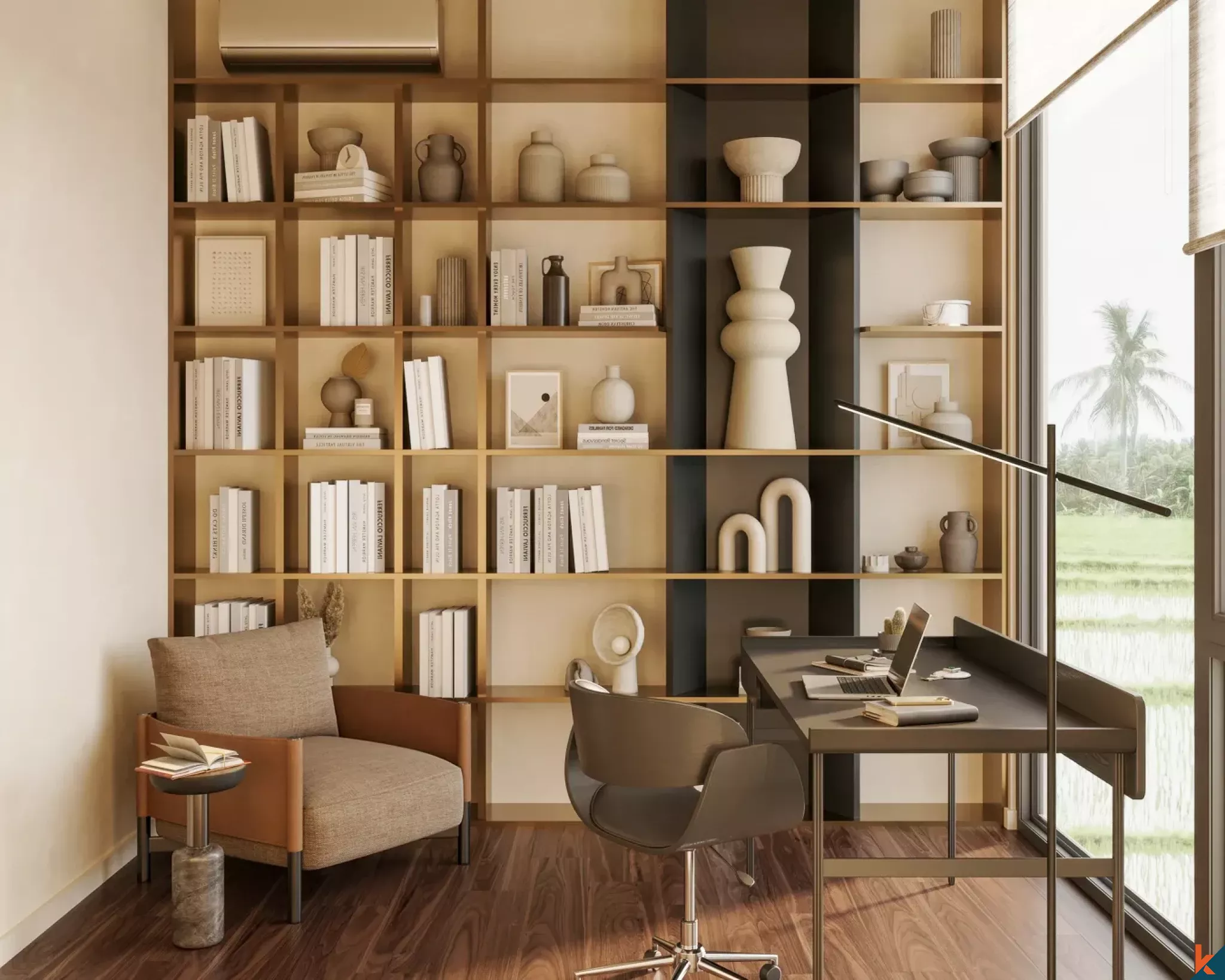 Three Bedroom Zen-Inspired Luxury Villa with Office for Lease in Kedungu (15 Months to Complete)