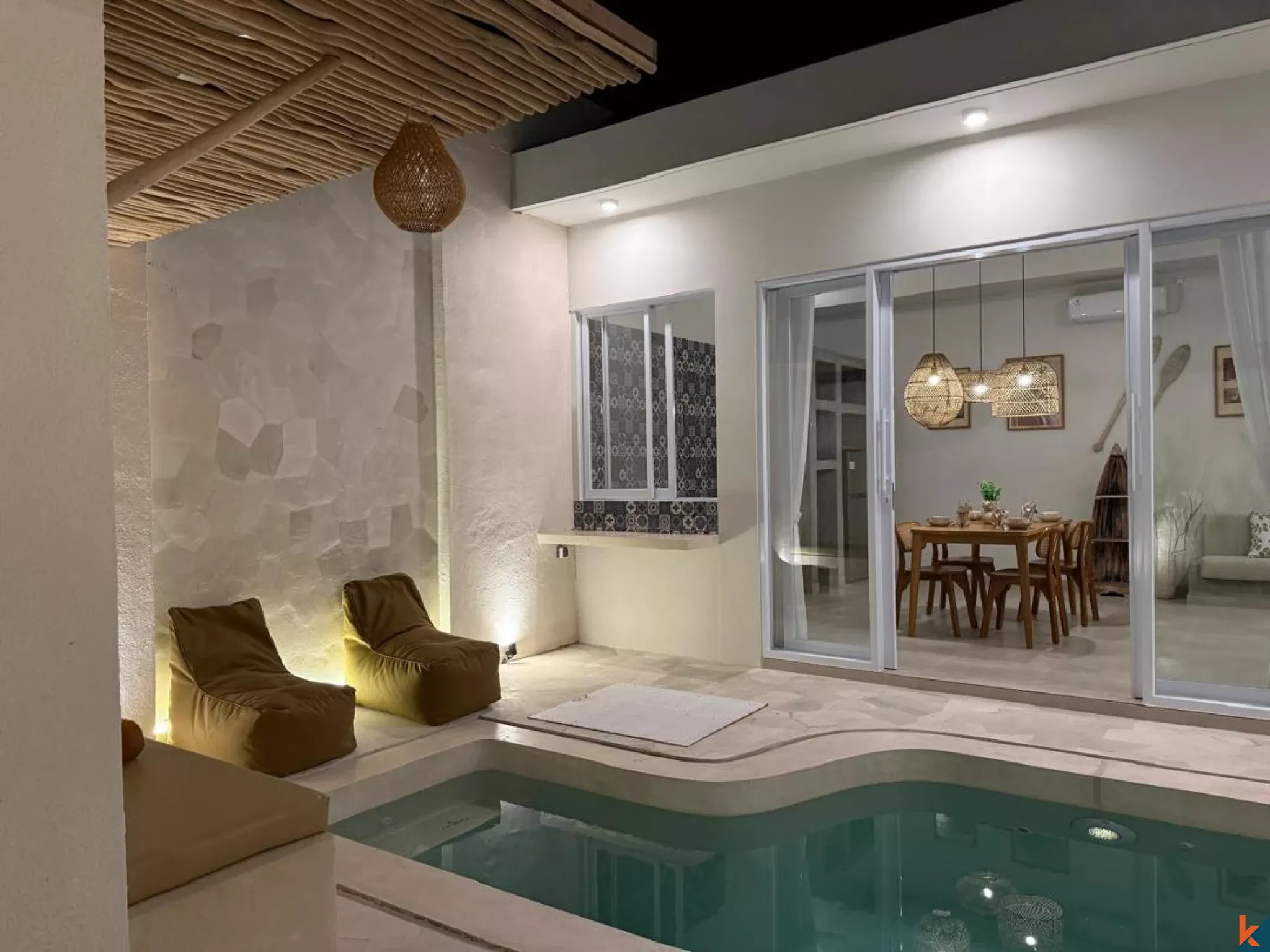 Modern Tropical 2-Bedroom Villa with Private Pool in Peaceful Buduk