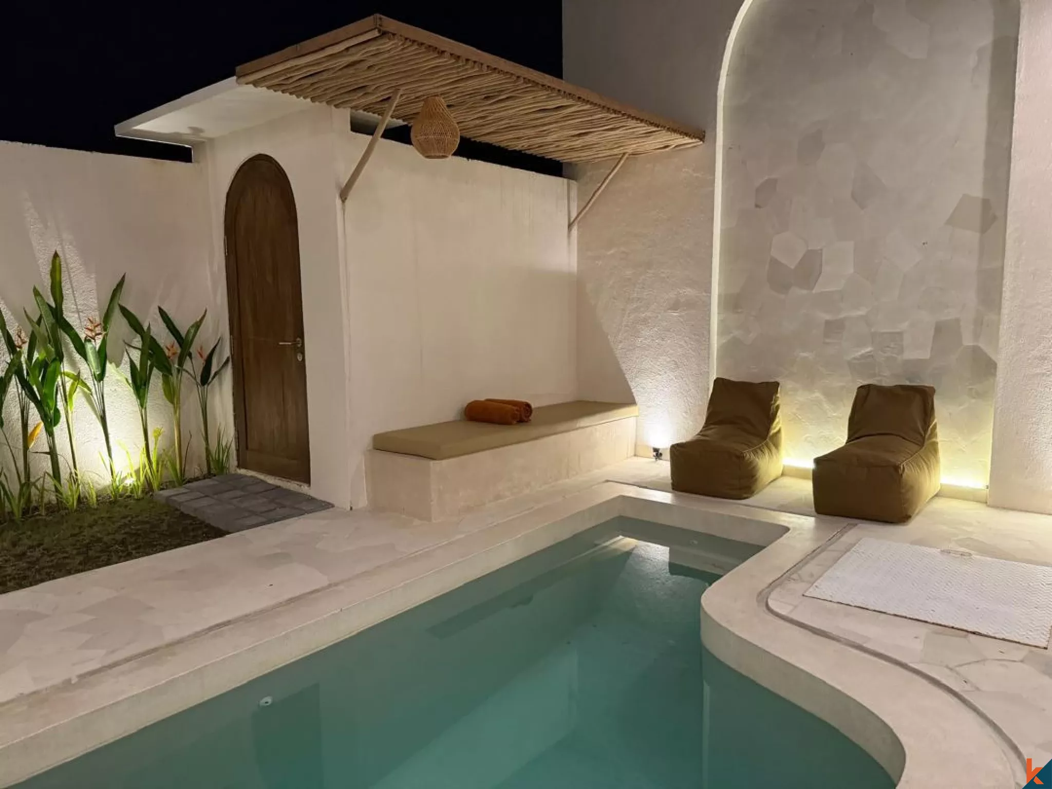 Modern Tropical 2-Bedroom Villa with Private Pool in Peaceful Buduk