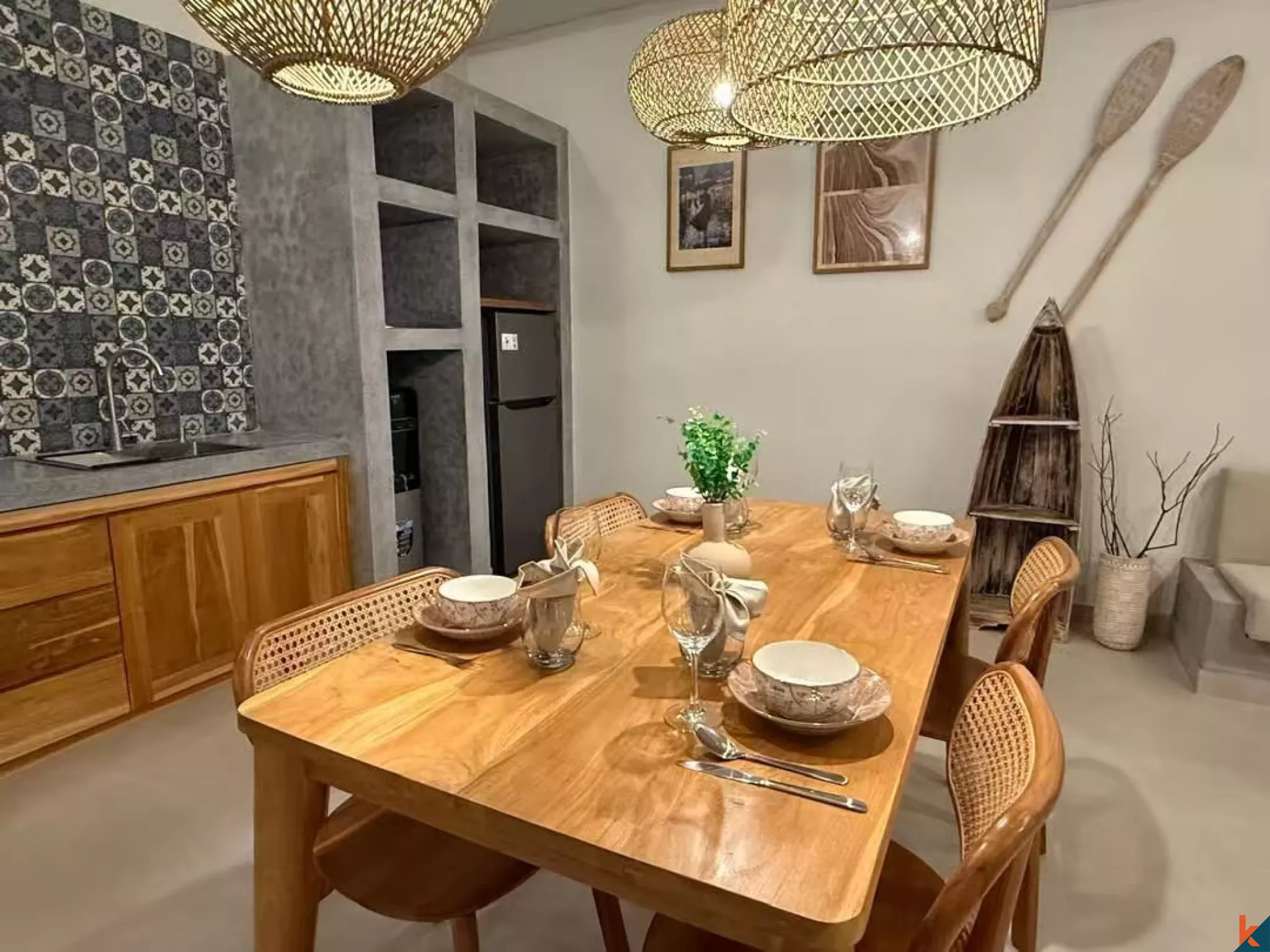 Modern Tropical 2-Bedroom Villa with Private Pool in Peaceful Buduk