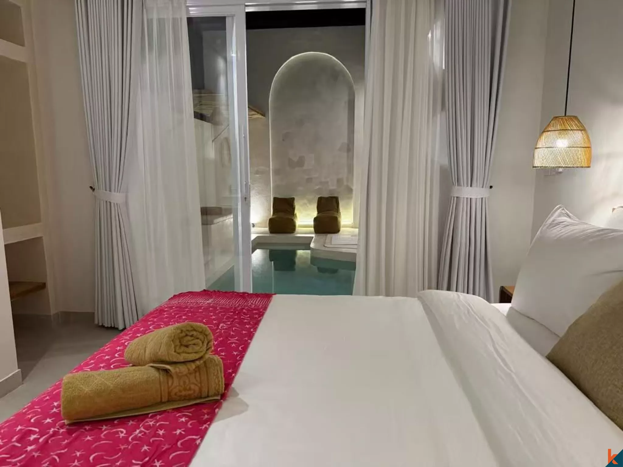 Modern Tropical 2-Bedroom Villa with Private Pool in Peaceful Buduk