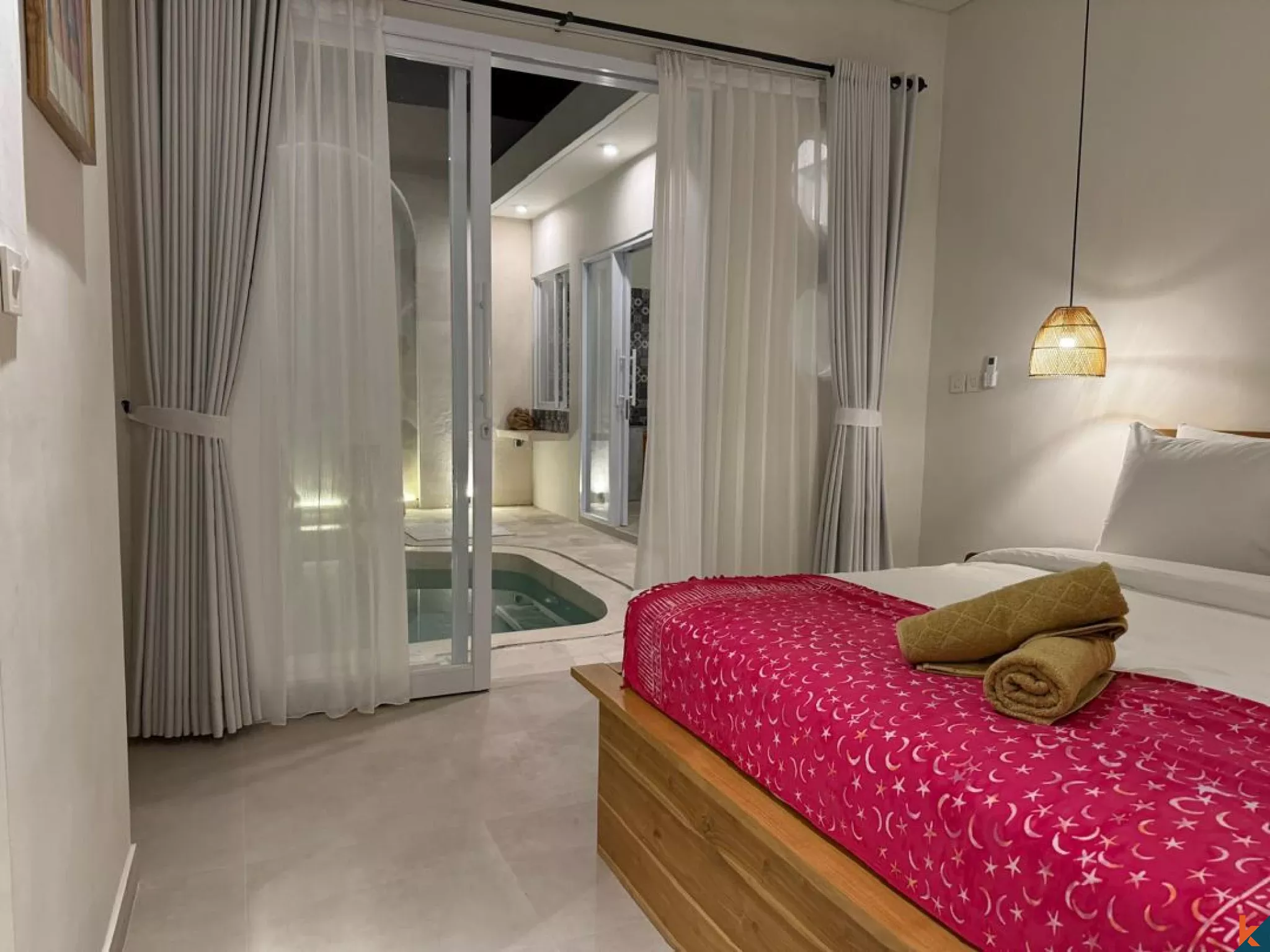 Modern Tropical 2-Bedroom Villa with Private Pool in Peaceful Buduk