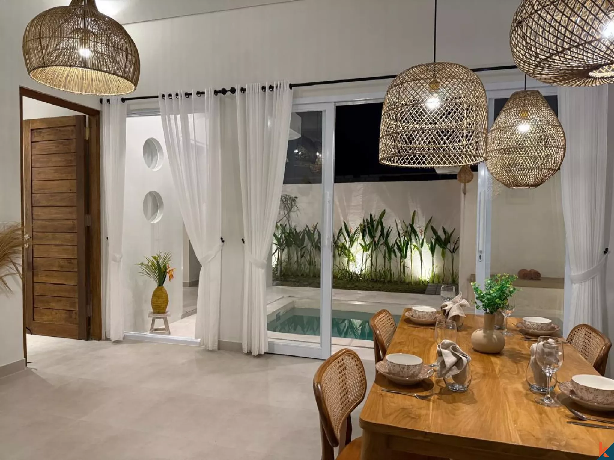 Modern Tropical 2-Bedroom Villa with Private Pool in Peaceful Buduk