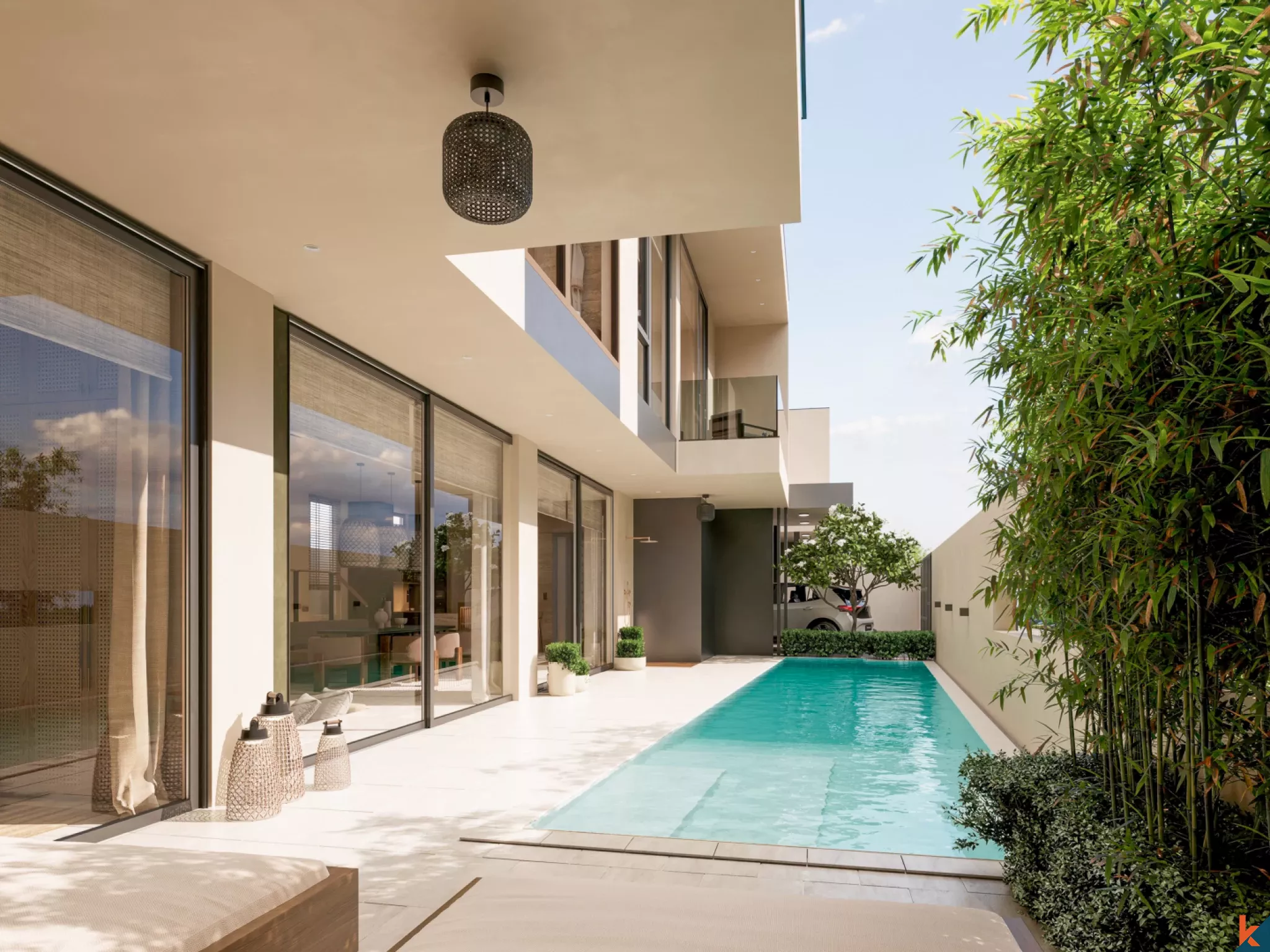 Three Bedroom Zen-Inspired Luxury Villa with Office for Lease in Kedungu (15 Months to Complete)