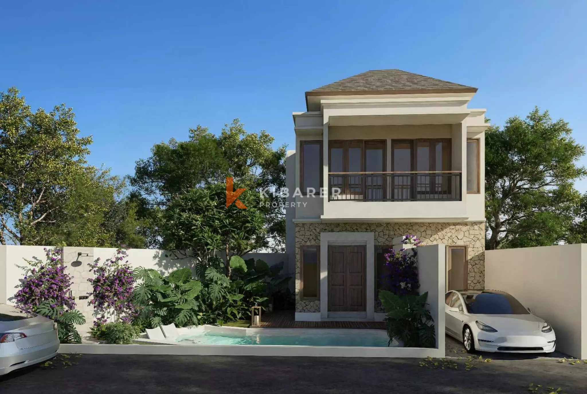 Elegant Fresh Four Bedroom Villa with Tropical Charm in Ungasan