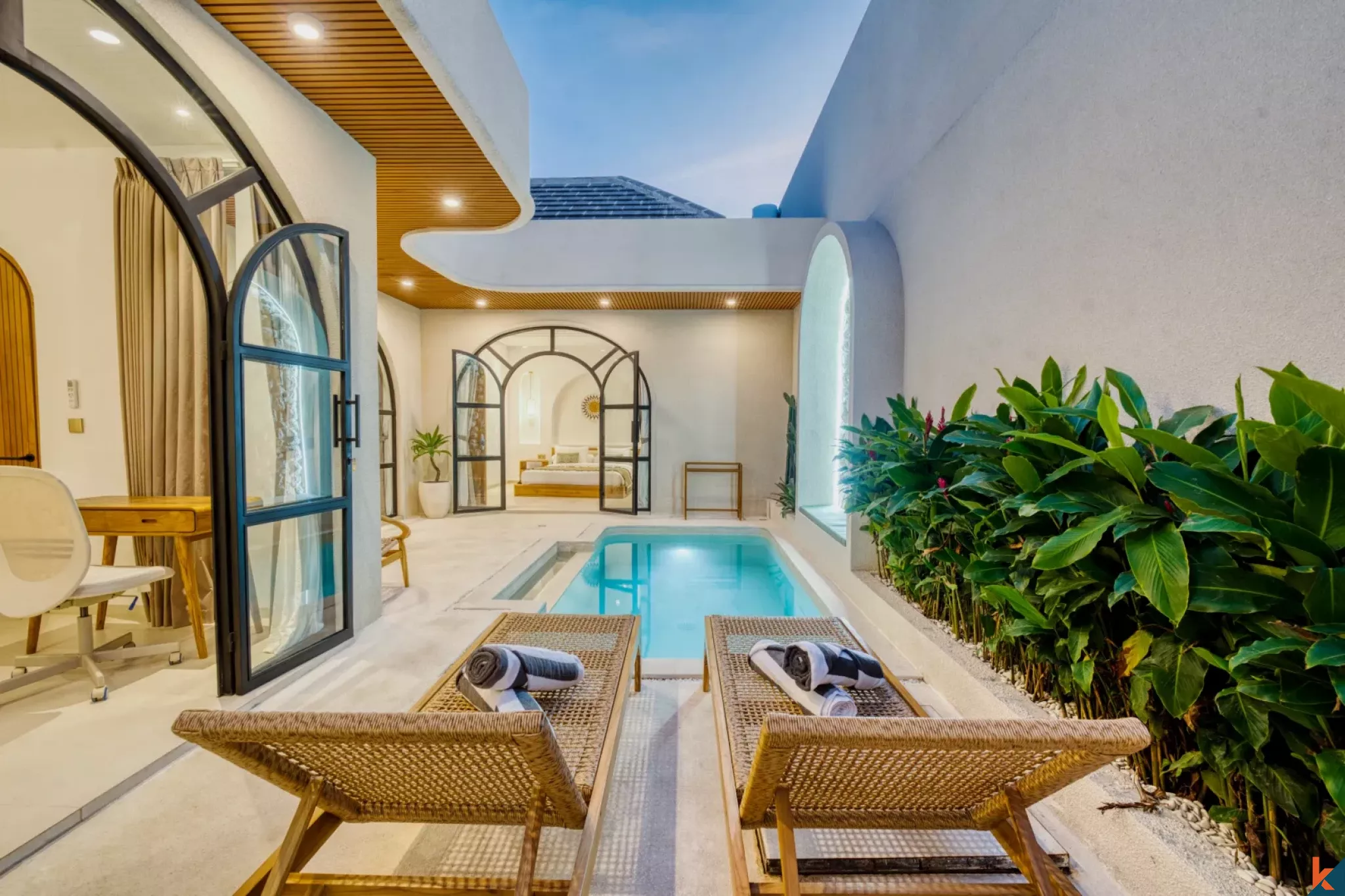 Charming Two Bedroom Leasehold Mediterranean Style Villa in Tibubeneng