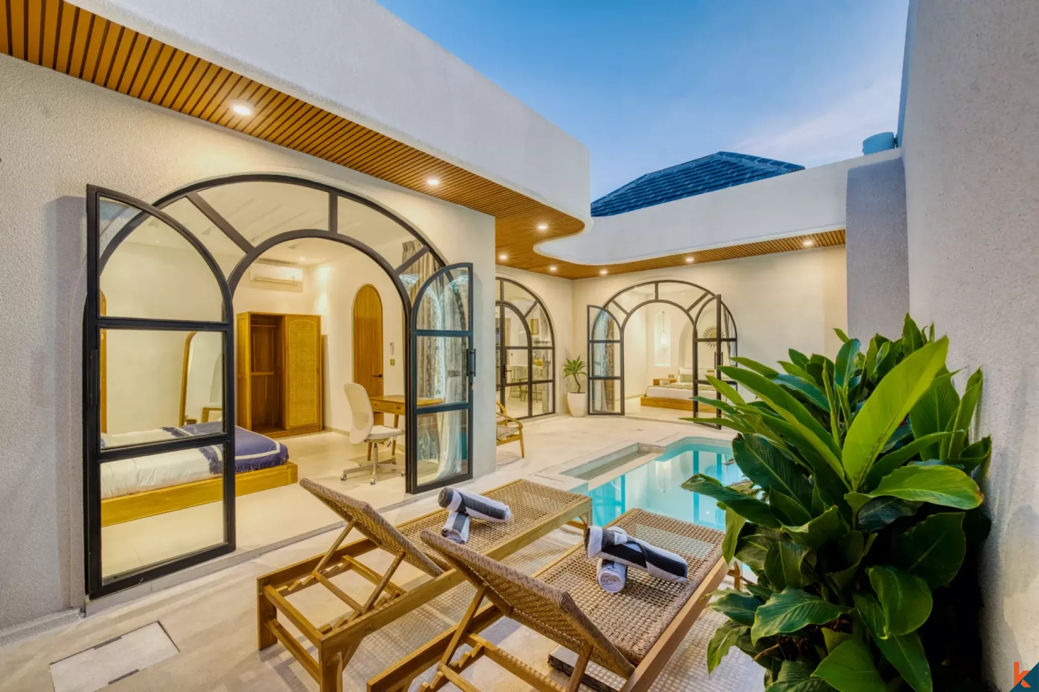 Charming Two Bedroom Leasehold Mediterranean Style Villa in Tibubeneng