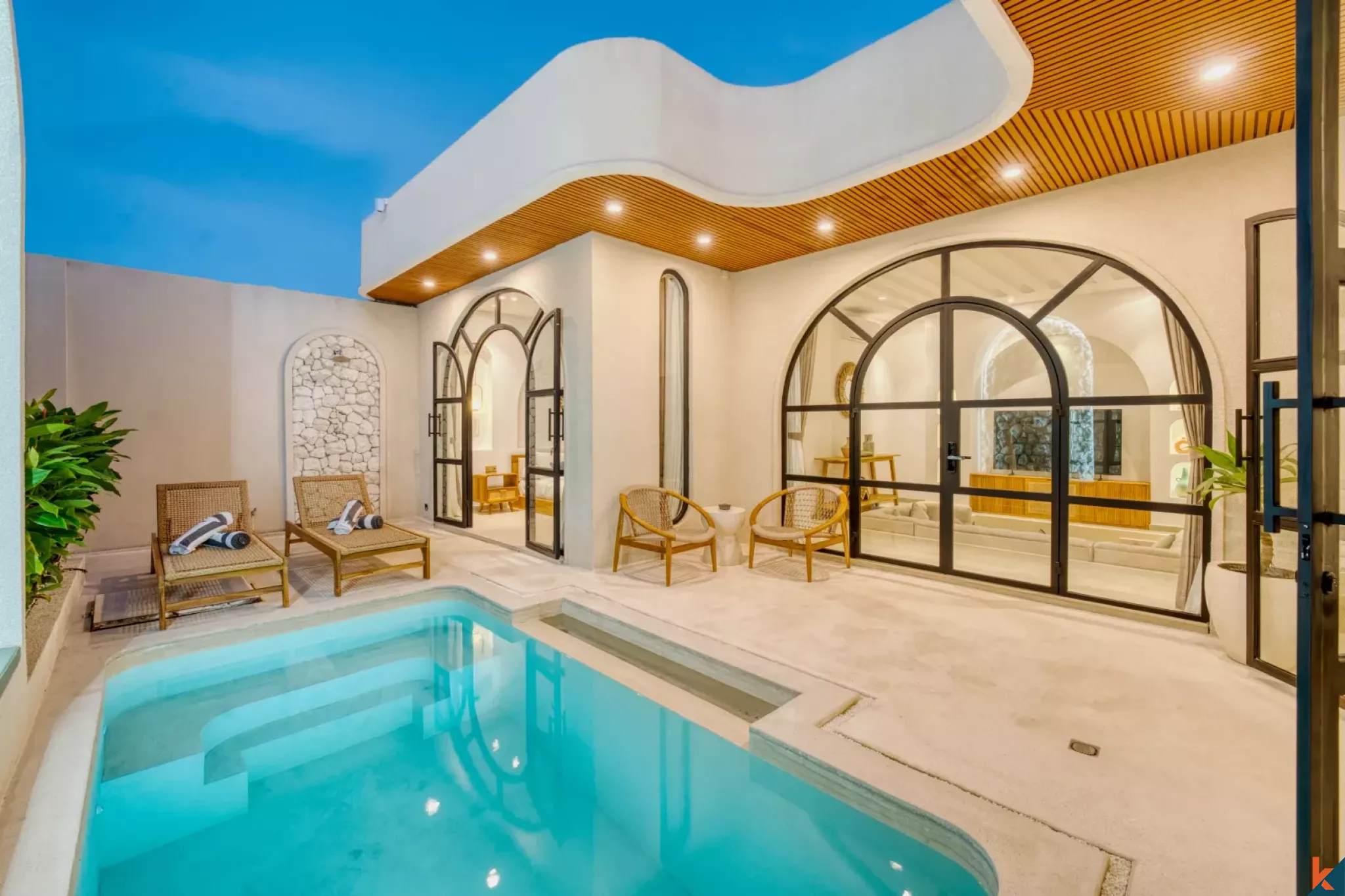 Charming Two Bedroom Leasehold Mediterranean Style Villa in Tibubeneng