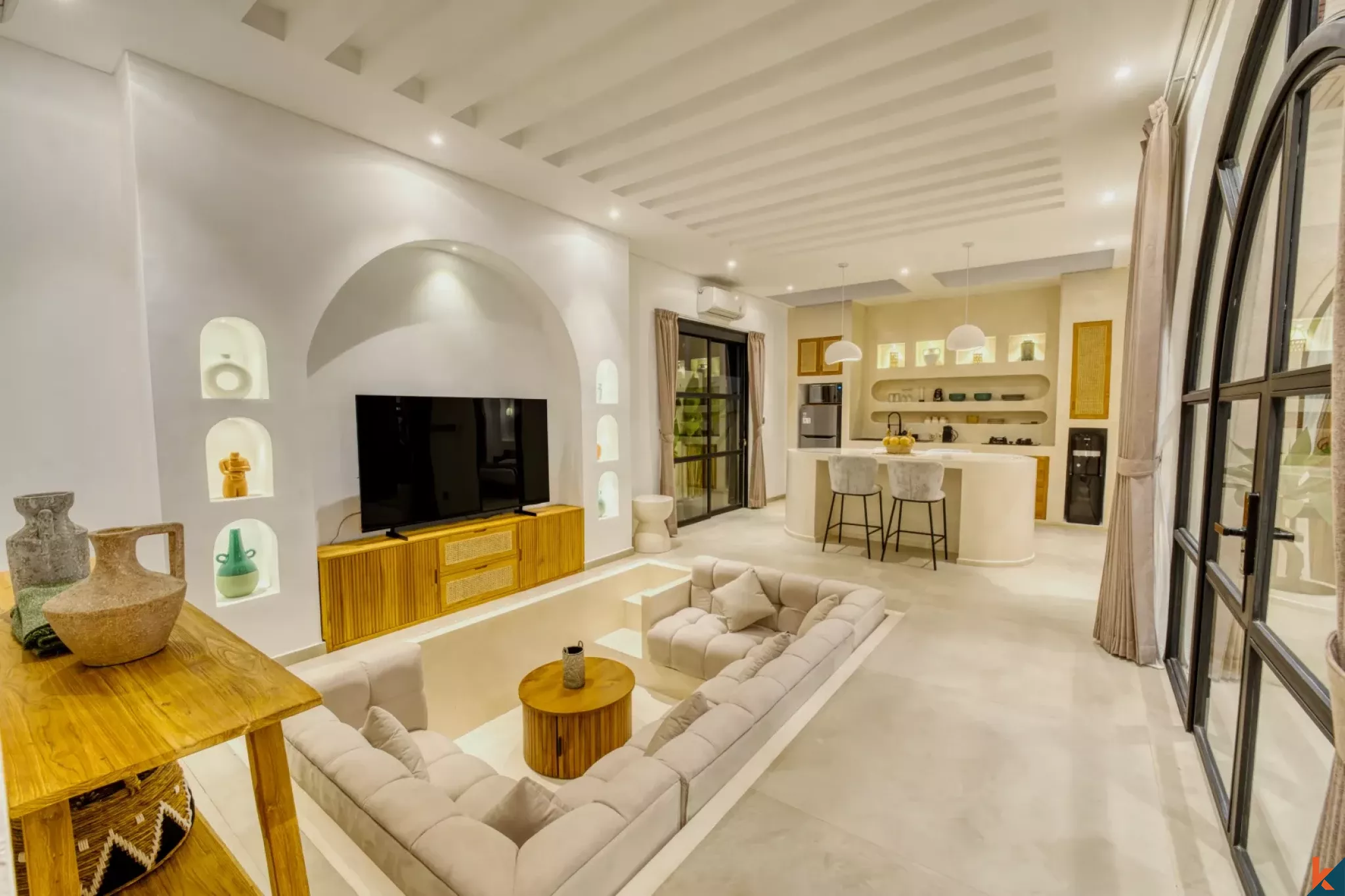 Charming Two Bedroom Leasehold Mediterranean Style Villa in Tibubeneng