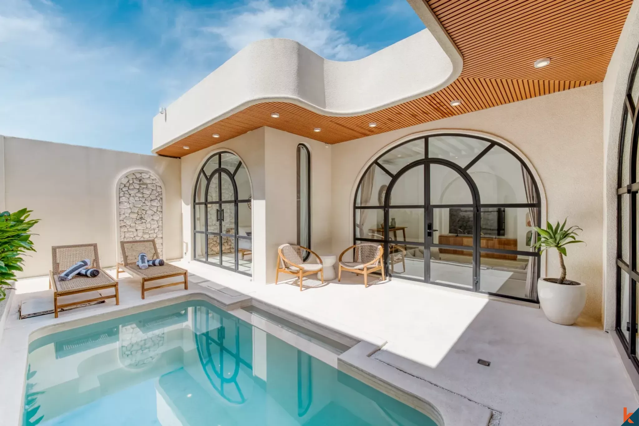 Charming Two Bedroom Leasehold Mediterranean Style Villa in Tibubeneng