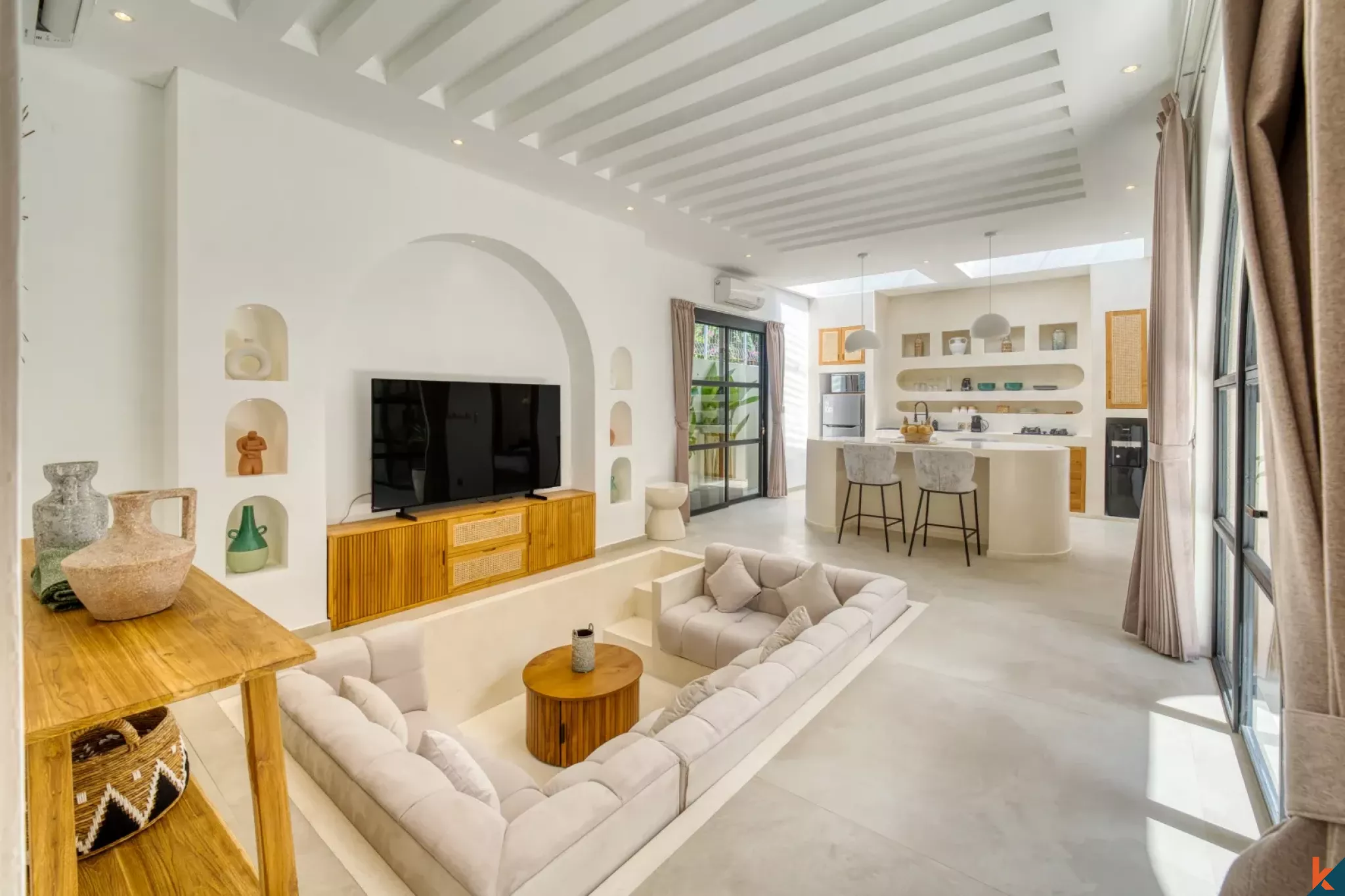 Charming Two Bedroom Leasehold Mediterranean Style Villa in Tibubeneng