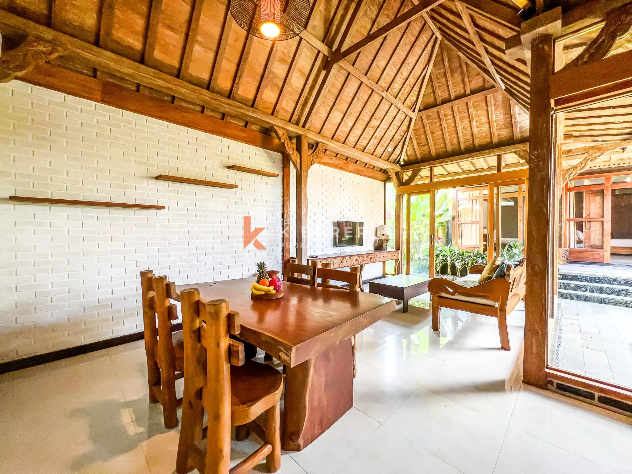 Two Bedroom Joglo Villa with Modern Comfort in a Peaceful Setting Yeh Gangga