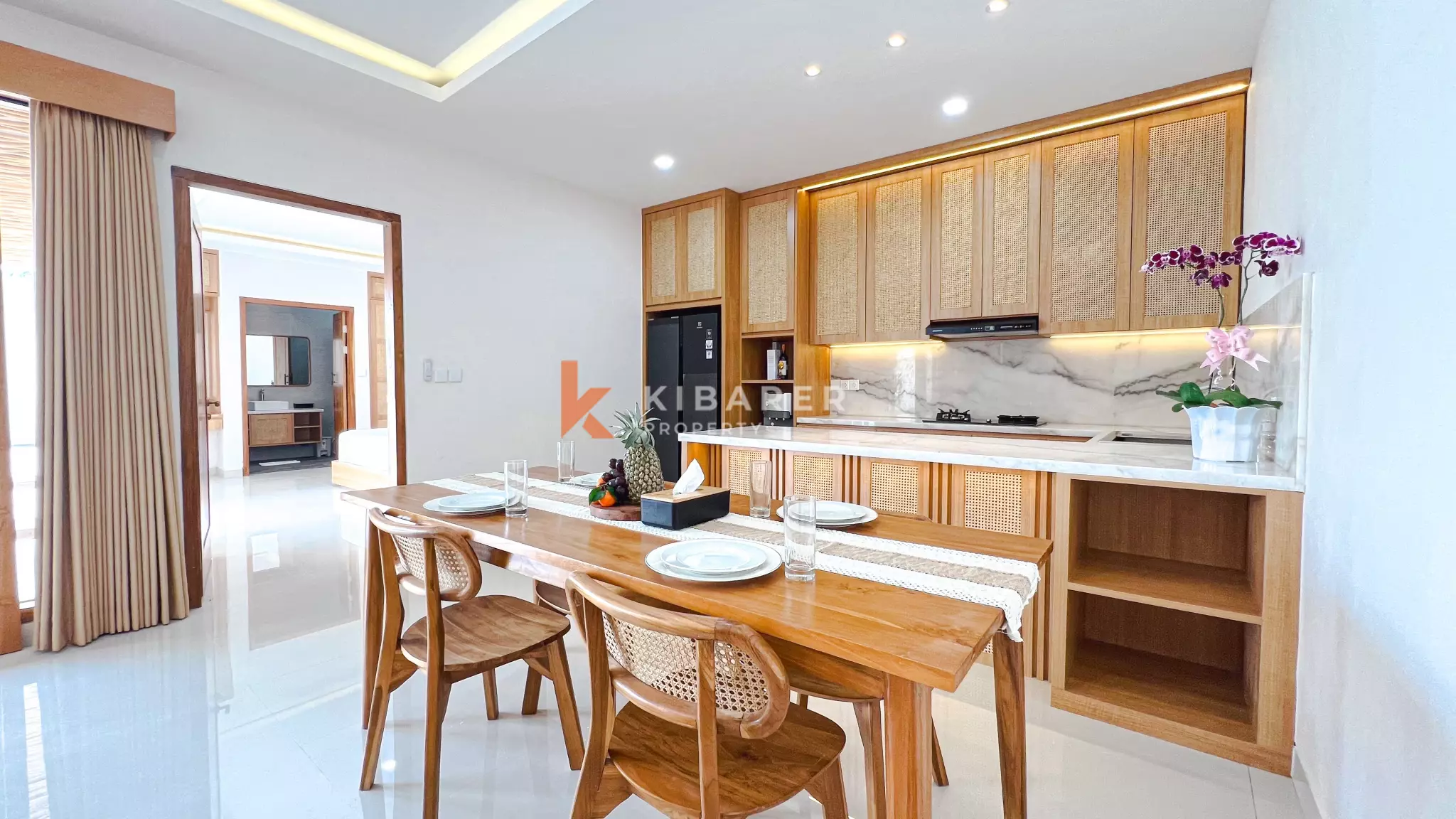 Charming Three Bedroom Villa Mediterranean style with Pool Near Kedungu