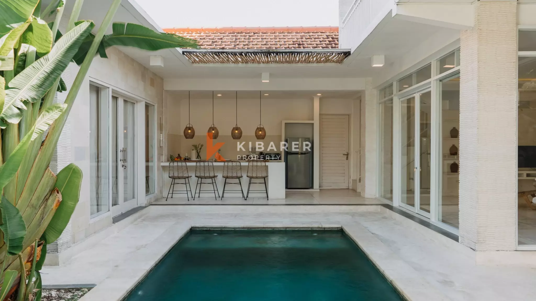 Vila Cantik Tiga Kamar Tidur terletak di daerah Canggu ( akan tersedia pada 2 April 2022 )