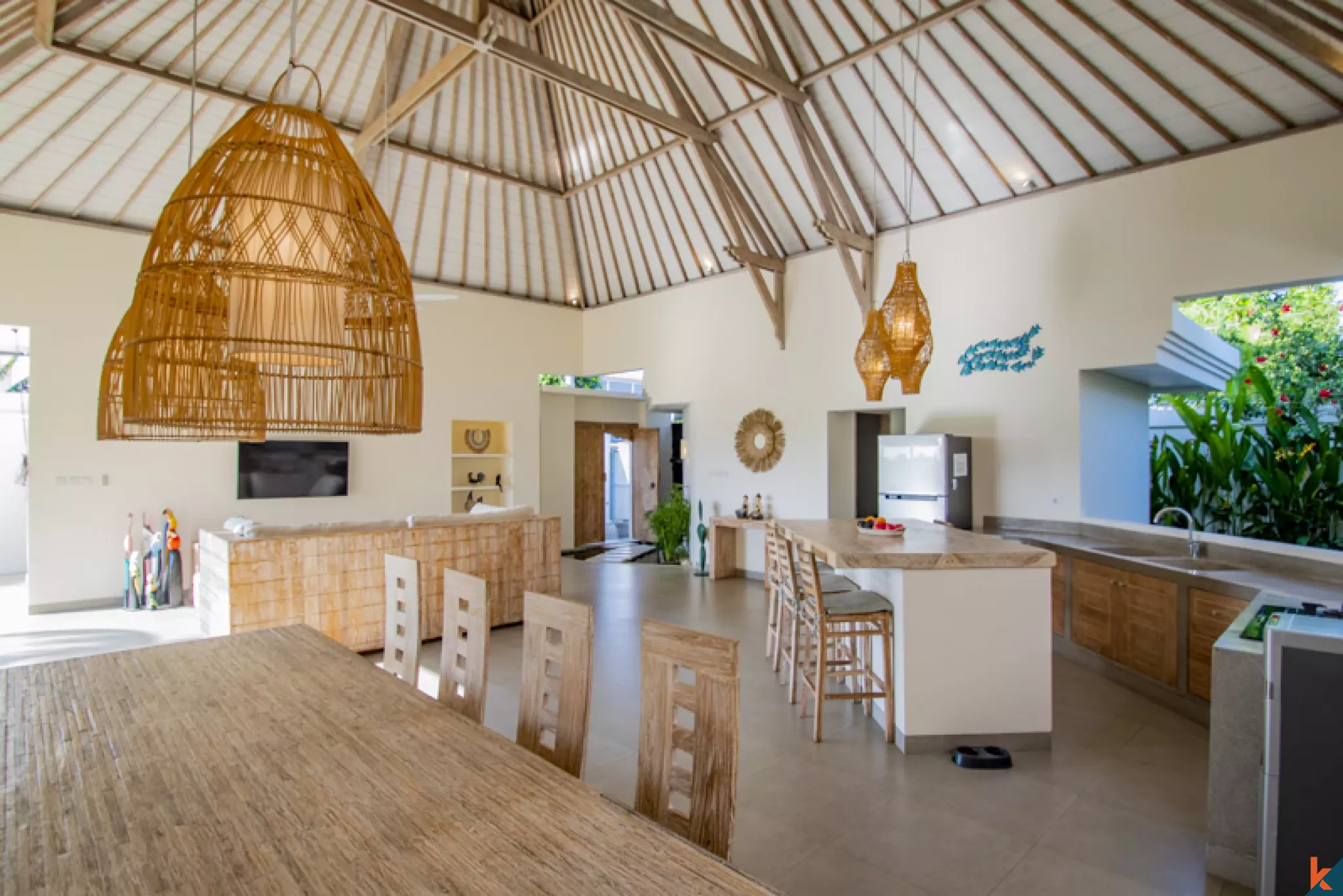 Superbe villa avec vue sur la rizière près de Canggu