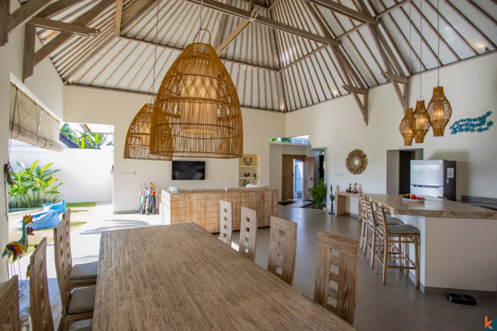 Superbe villa avec vue sur la rizière près de Canggu