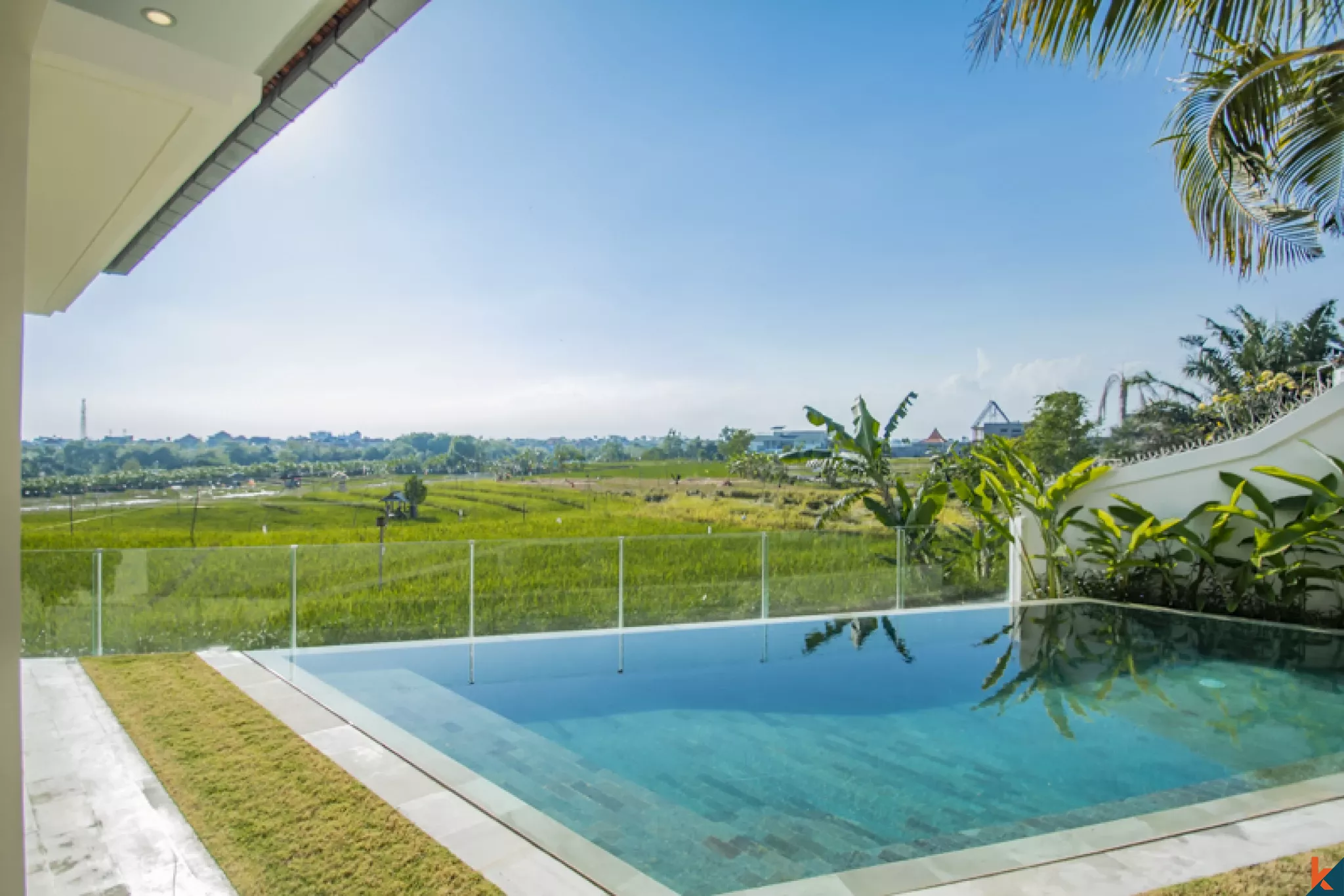 Superbe villa avec vue sur la rizière près de Canggu