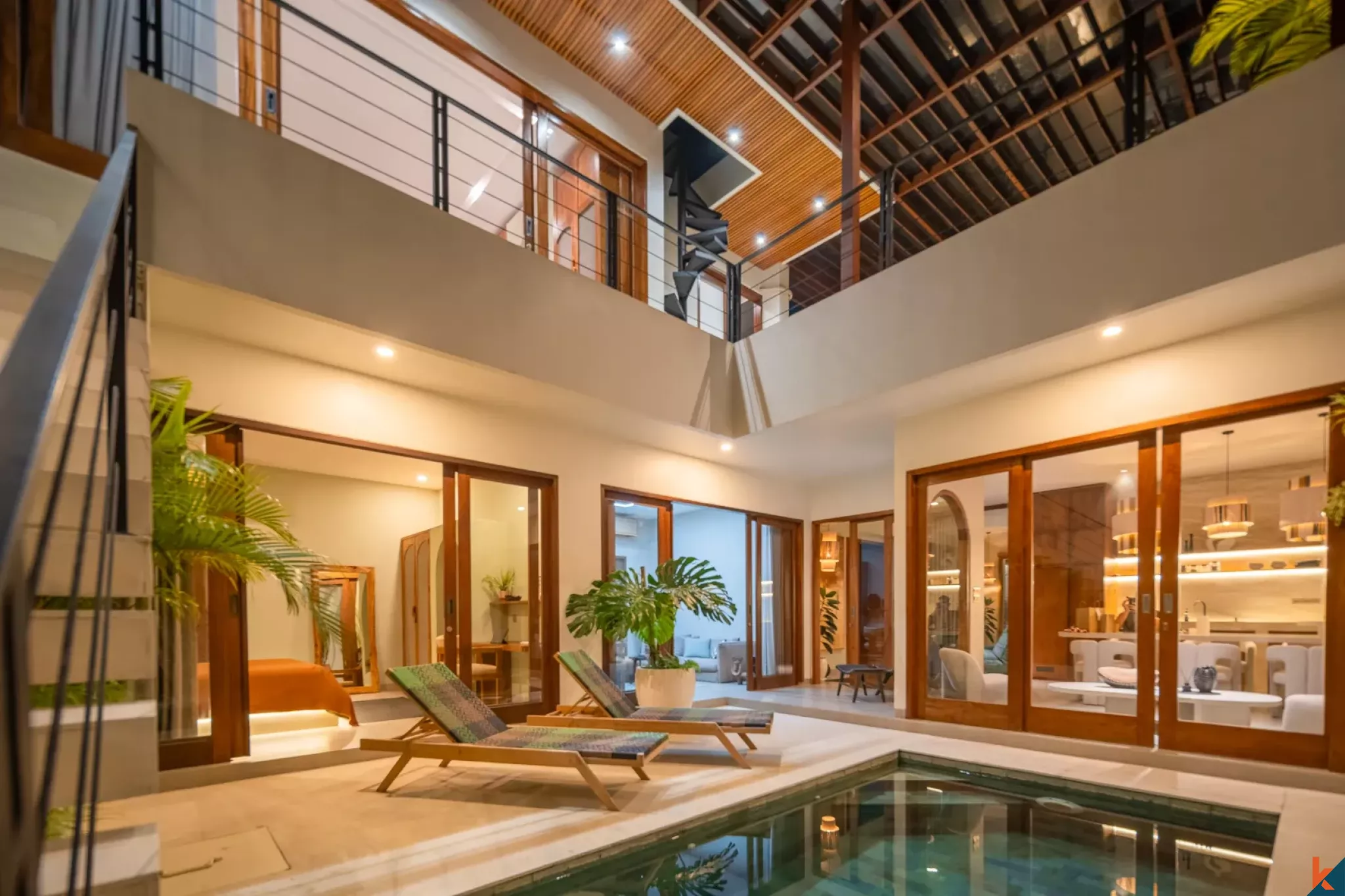 Multilevel three bedroom villa with rooftop for lease in Tumbak