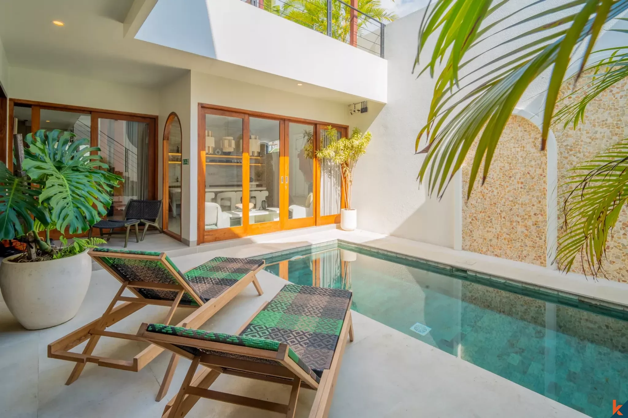 Multilevel three bedroom villa with rooftop for lease in Tumbak