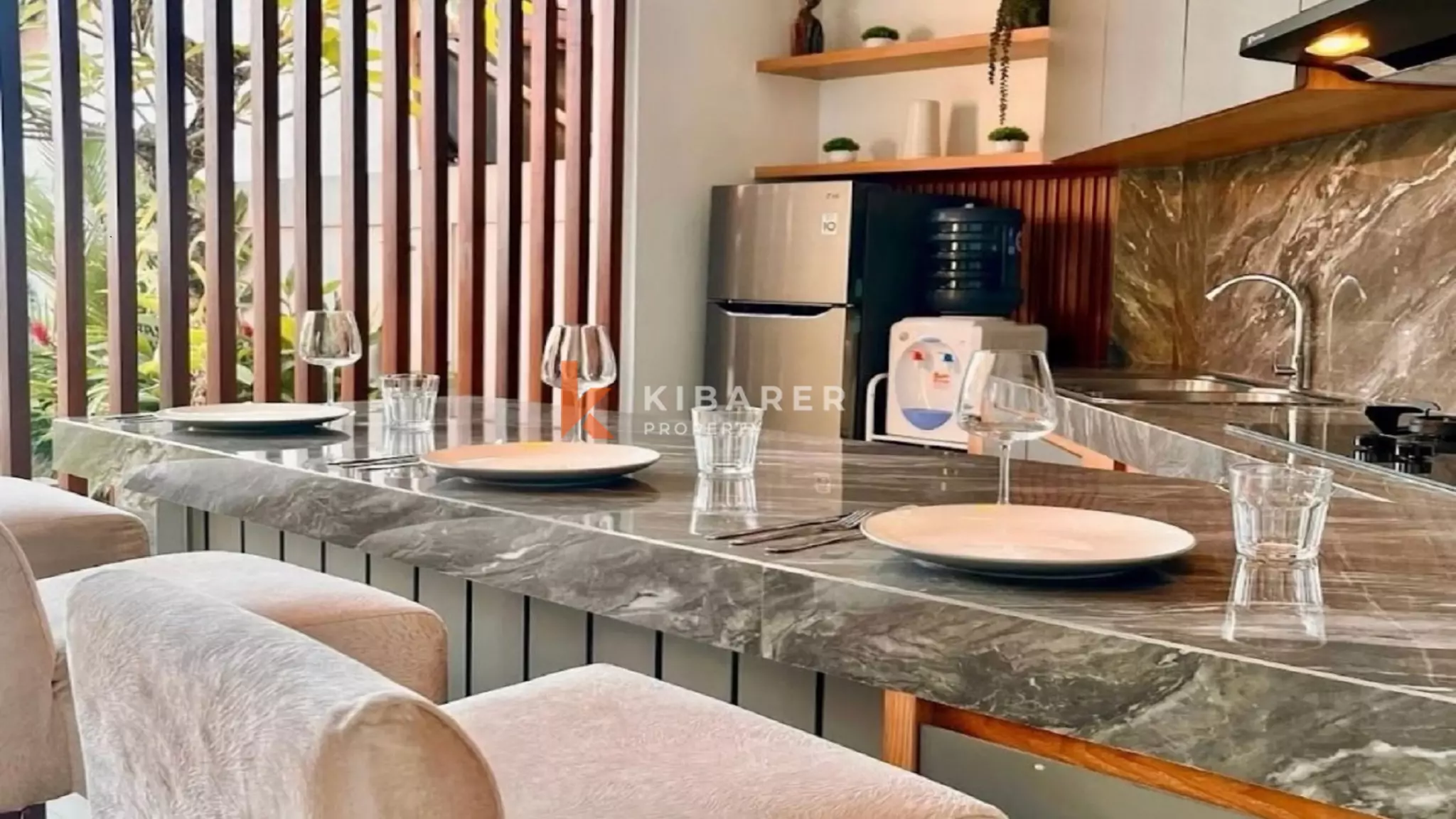 Rooftop Three-Bedrooms Open Living Villa in Cemagi