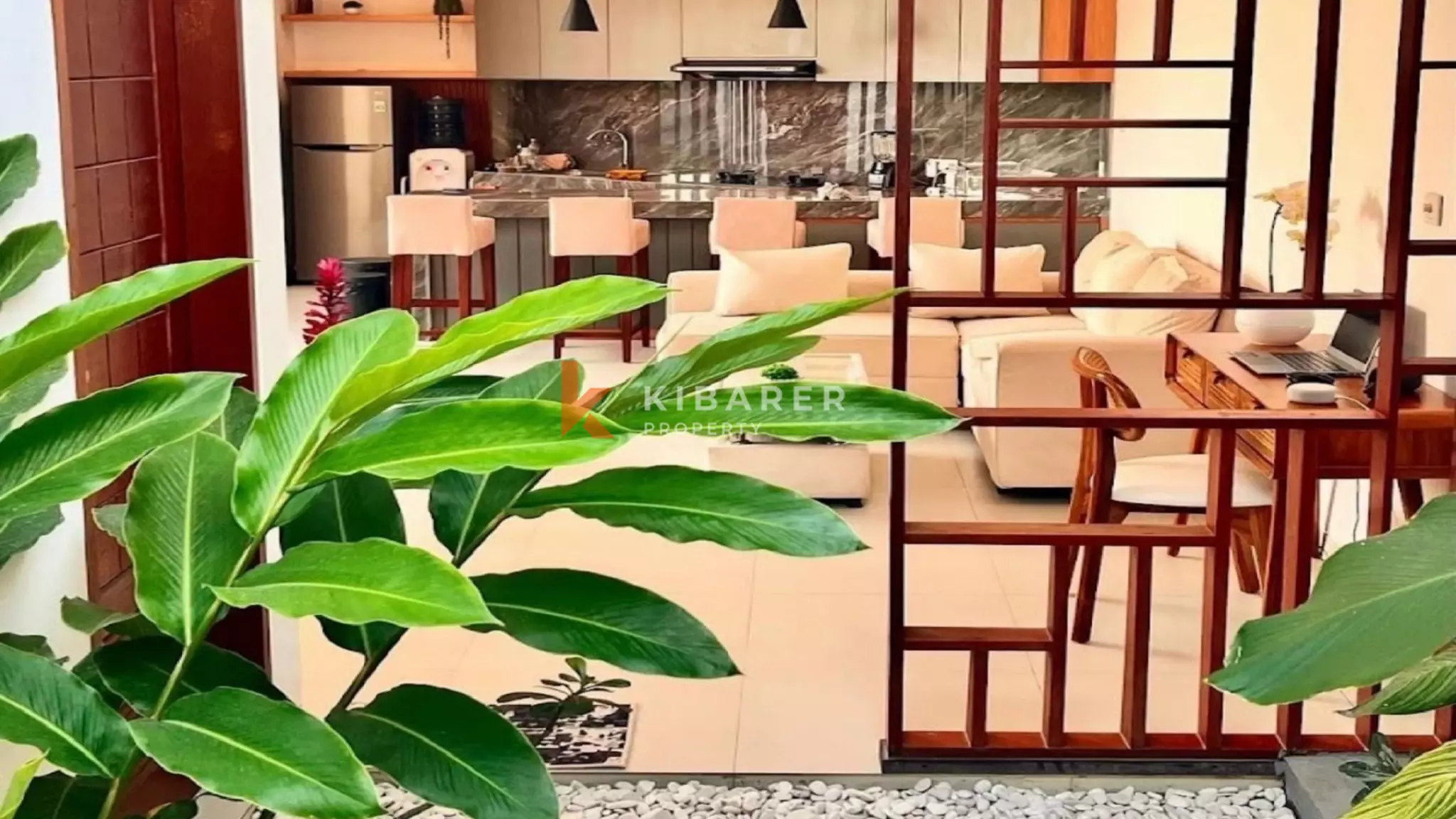 Rooftop Three-Bedrooms Open Living Villa in Cemagi