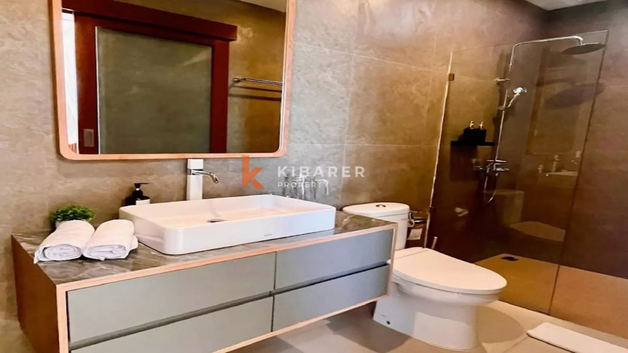 Rooftop Three-Bedrooms Open Living Villa in Cemagi