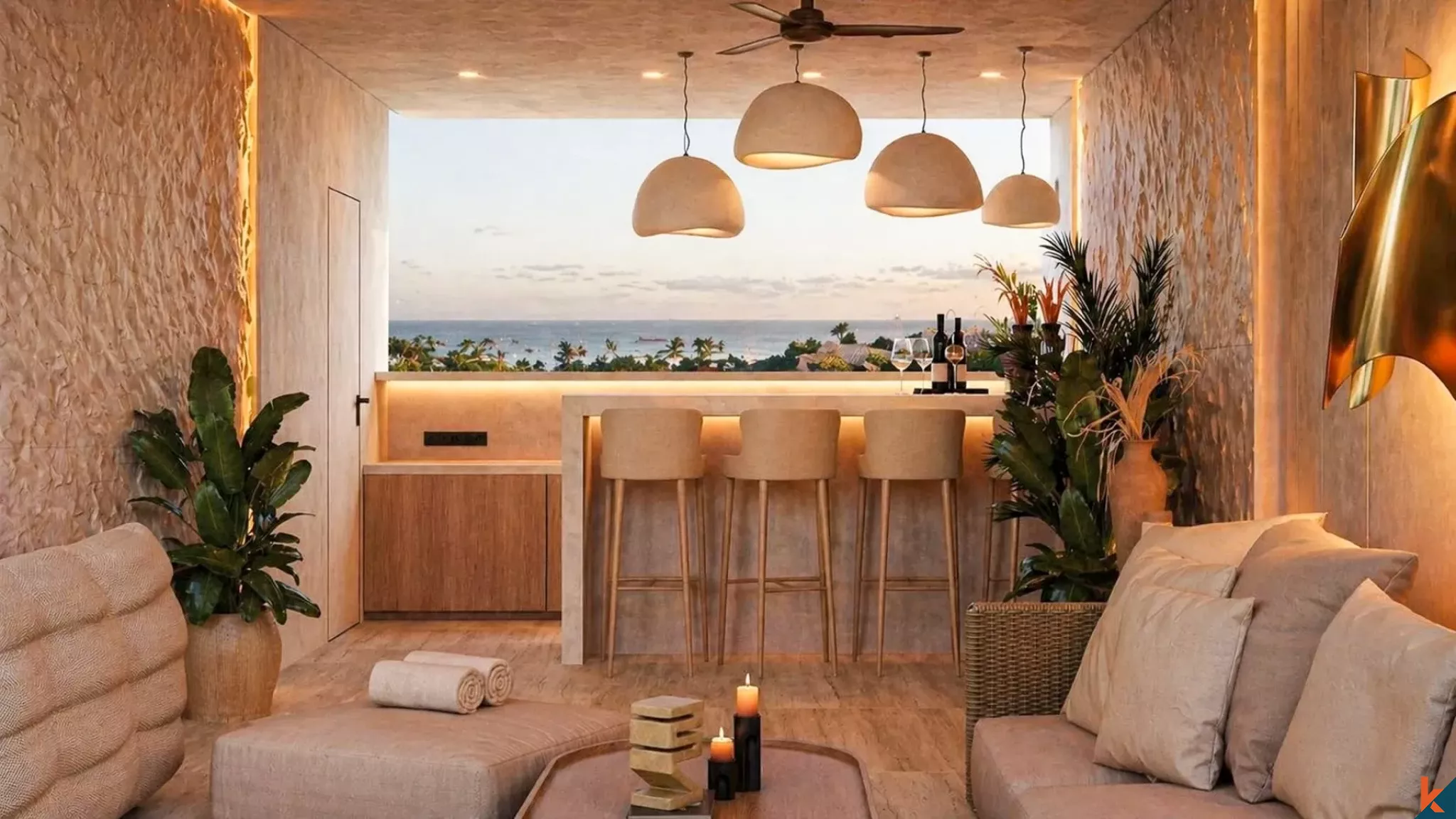 Upcoming high end ocean view leasehold villa in Seseh (delivered in Summer 2026)