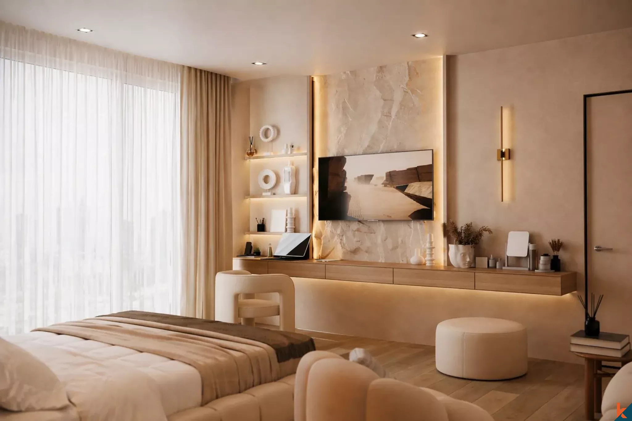 Upcoming high end ocean view leasehold villa in Seseh (delivered in Summer 2026)