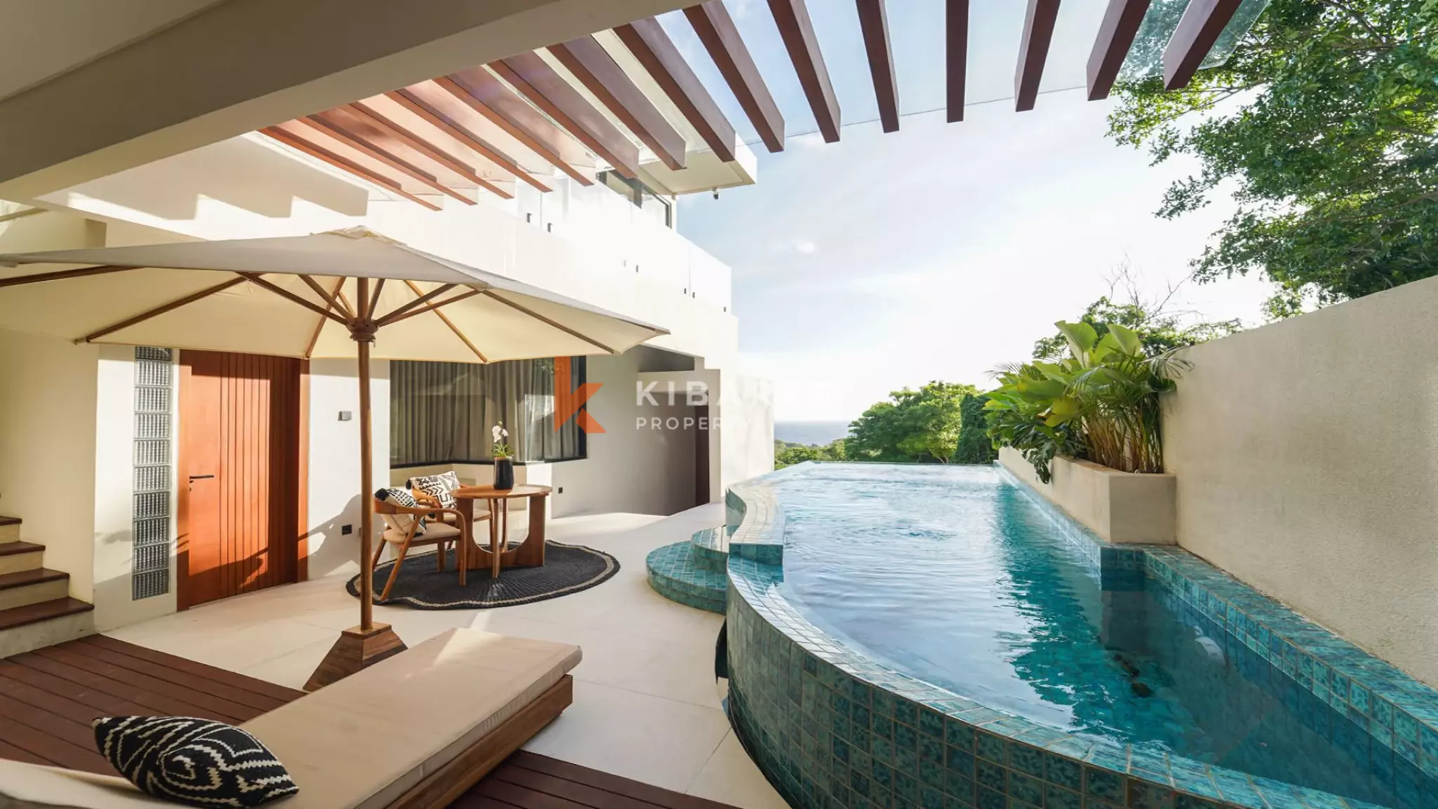 Villa Dua Kamar Tidur Bergaya di Lokasi Utama Uluwatu