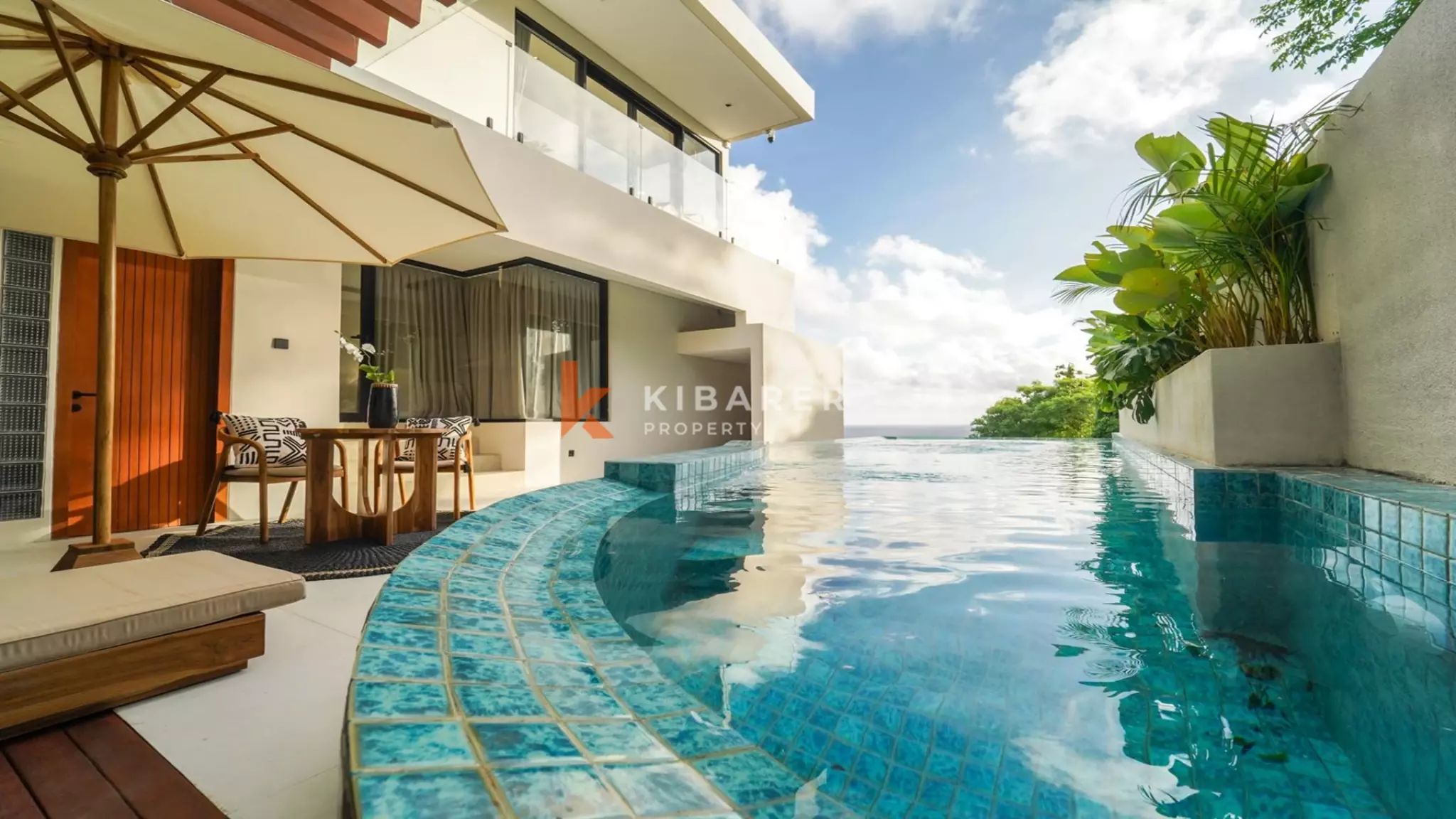 Villa Dua Kamar Tidur Bergaya di Lokasi Utama Uluwatu