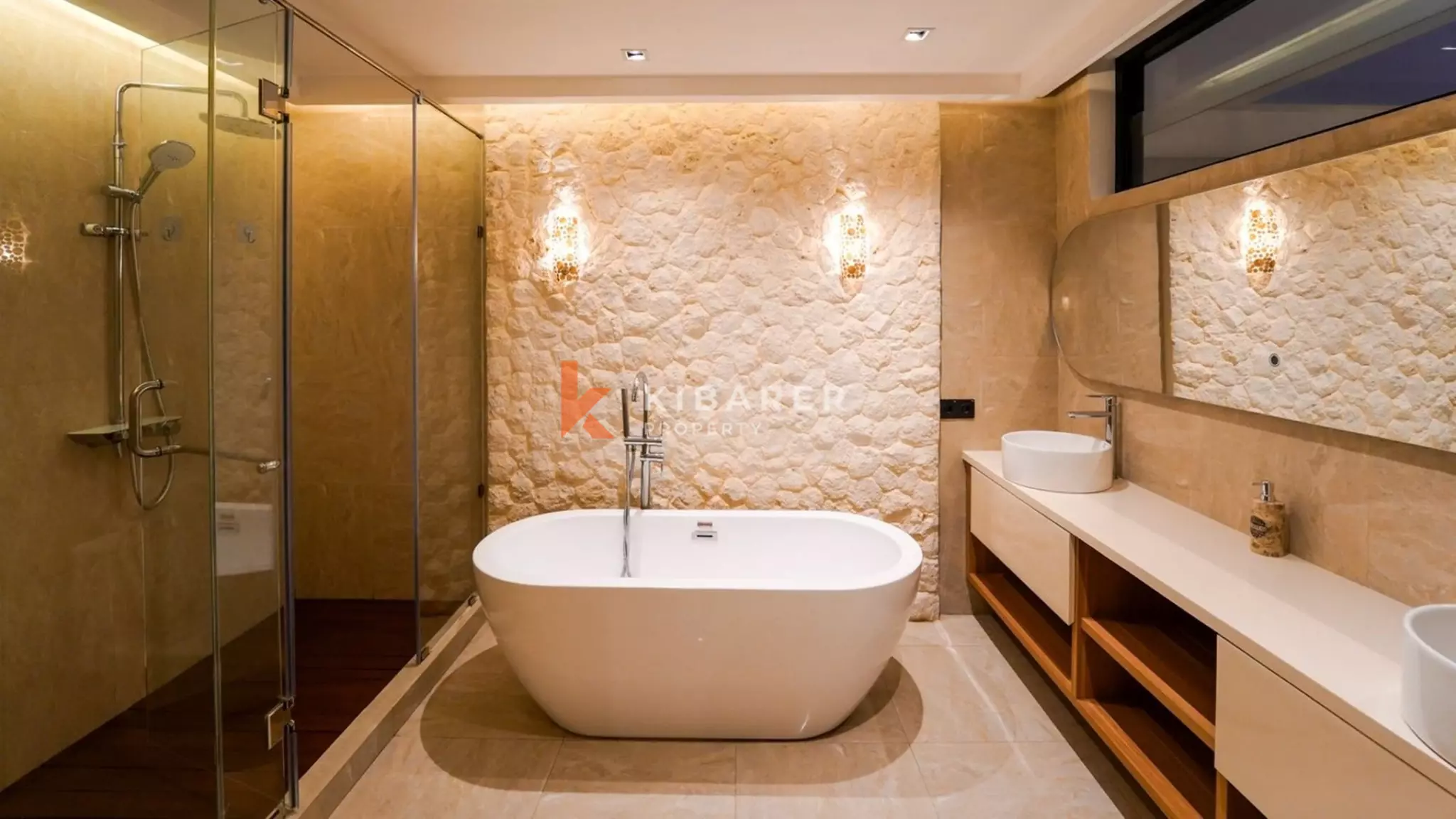 Villa Dua Kamar Tidur Bergaya di Lokasi Utama Uluwatu