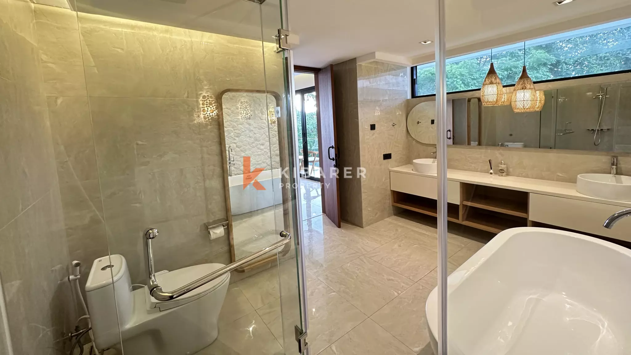 Villa Dua Kamar Tidur Bergaya di Lokasi Utama Uluwatu