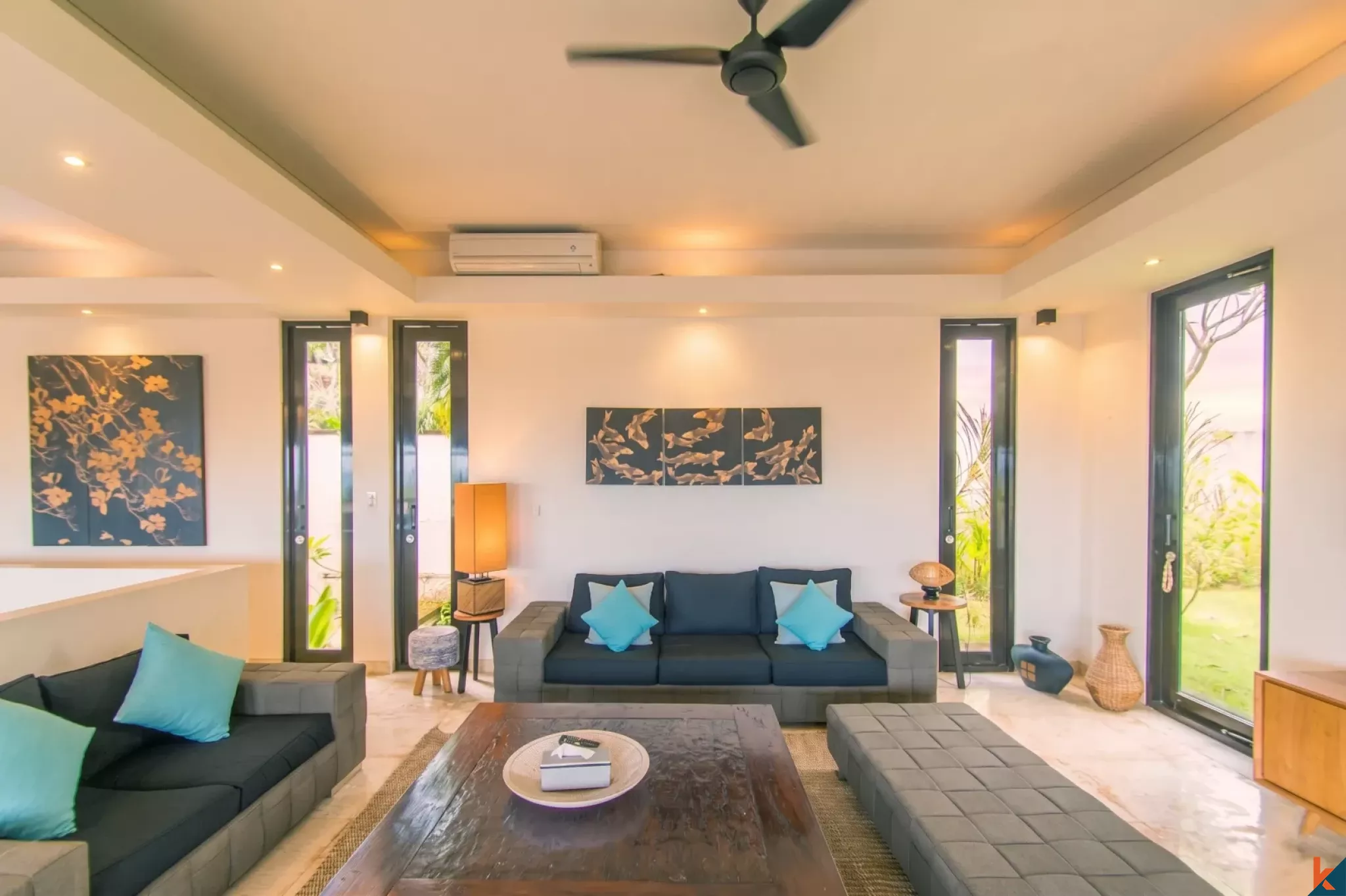 Rumah Mewah Empat Kamar Tidur Hak Milik dengan Pemandangan Laut yang Menakjubkan di Jimbaran