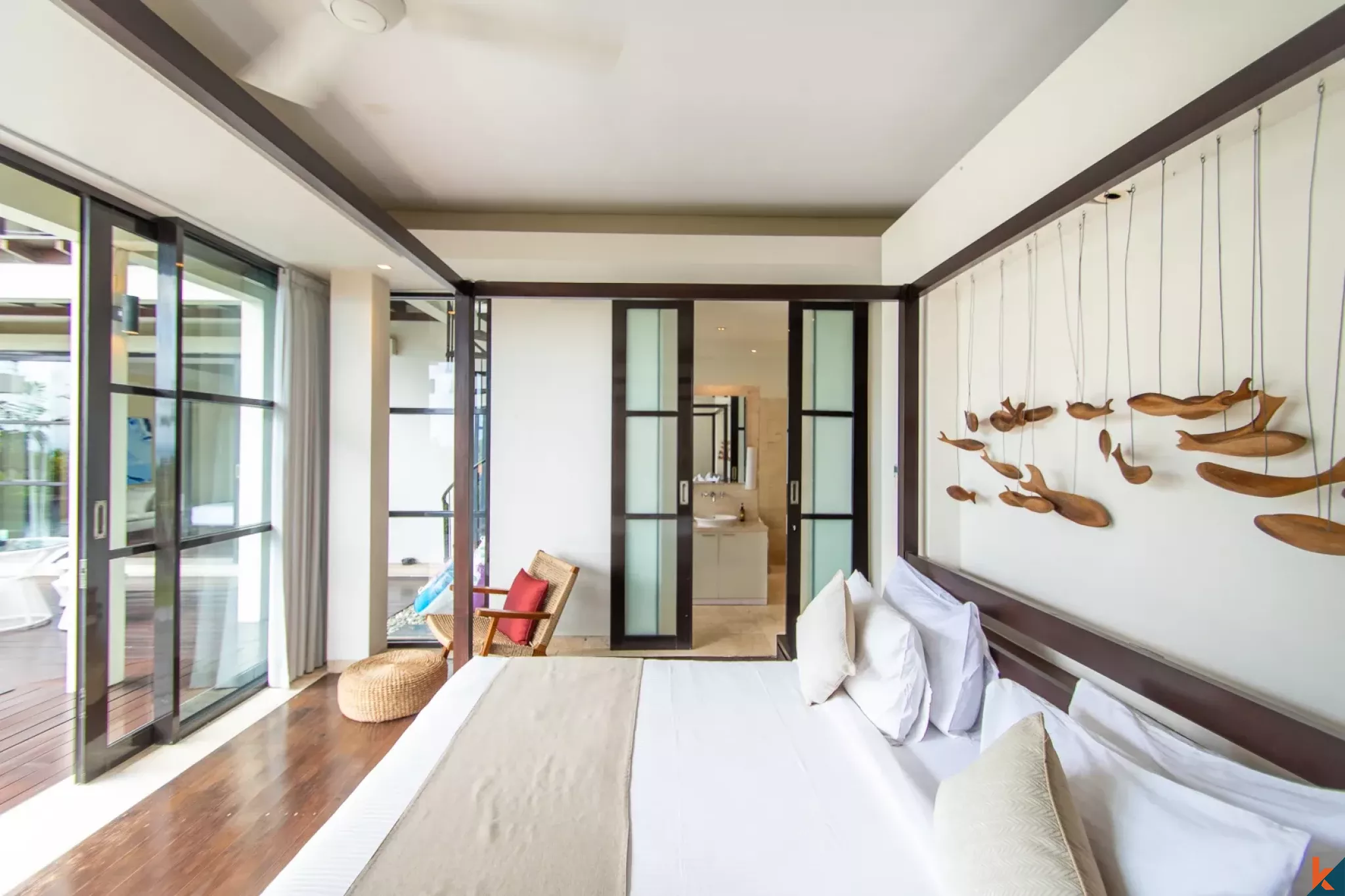 Rumah Mewah Empat Kamar Tidur Hak Milik dengan Pemandangan Laut yang Menakjubkan di Jimbaran